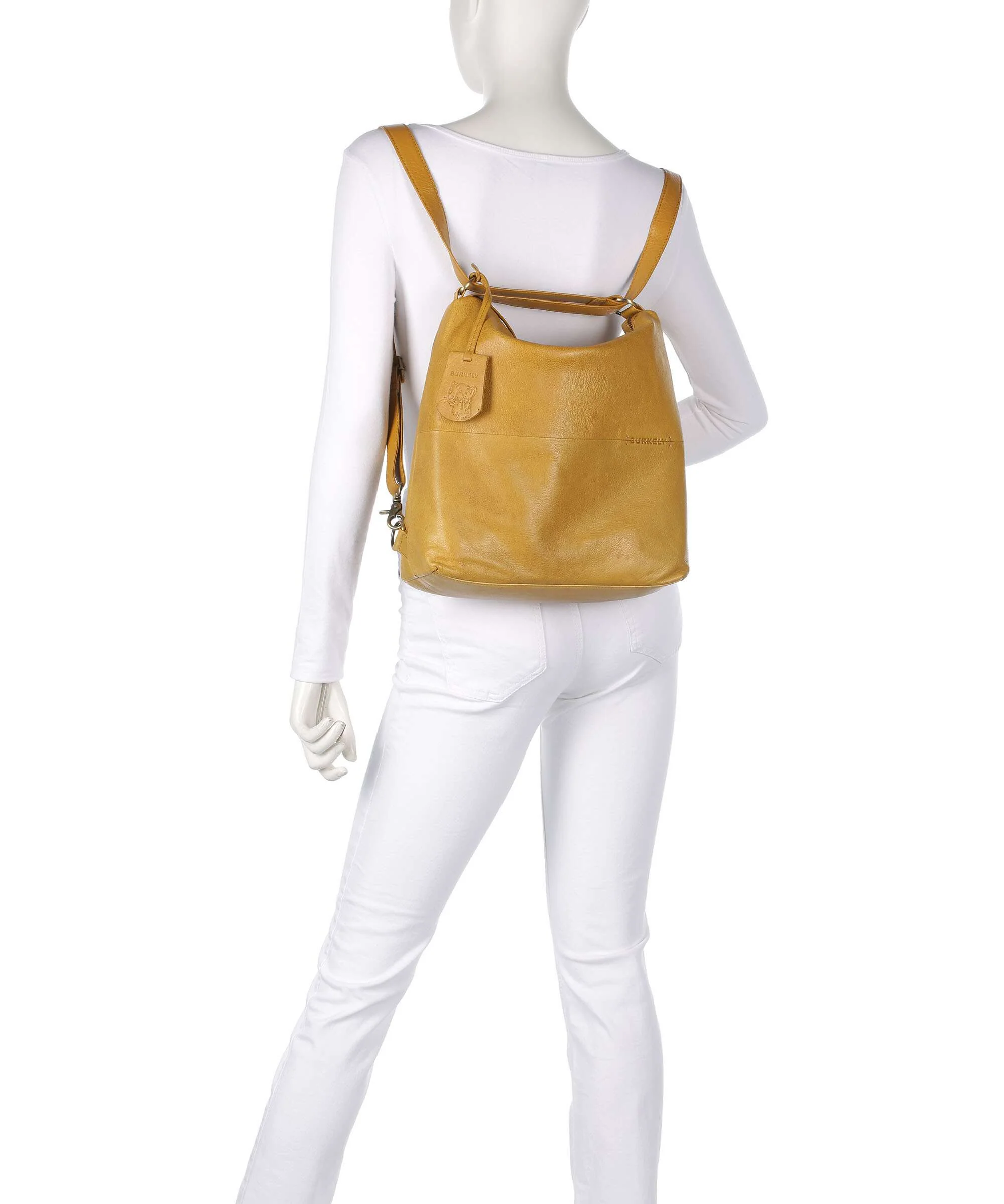 Burkely Natural Norah Rugzak-tas yolk yellow - Image 4