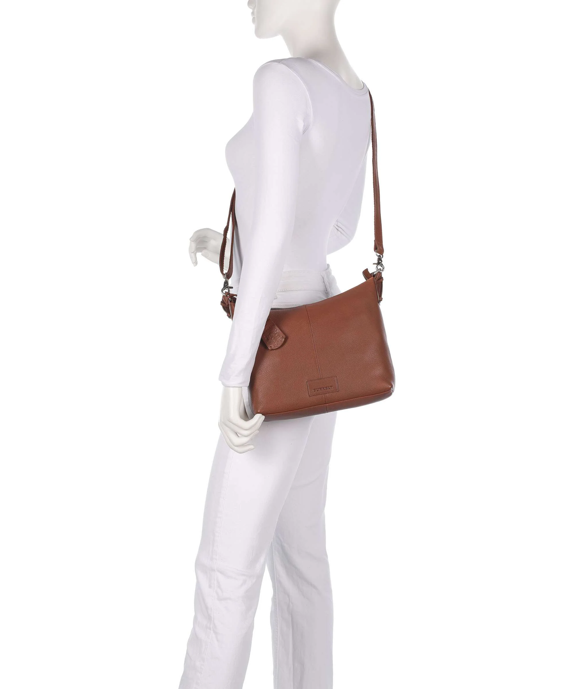 Burkely Soft Skylar Hobo tas chestnut - Image 4