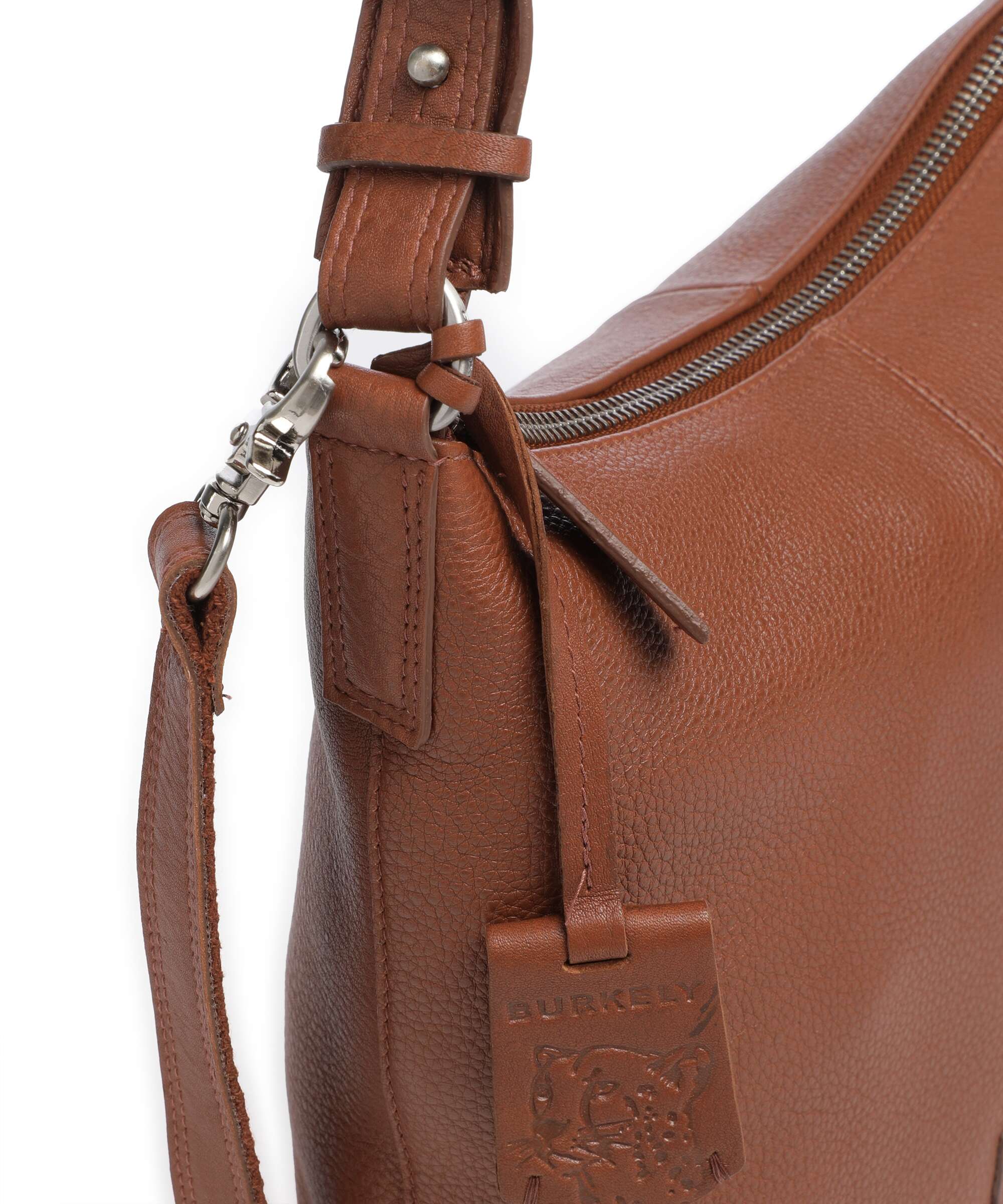 Burkely Soft Skylar Hobo tas chestnut - Image 5