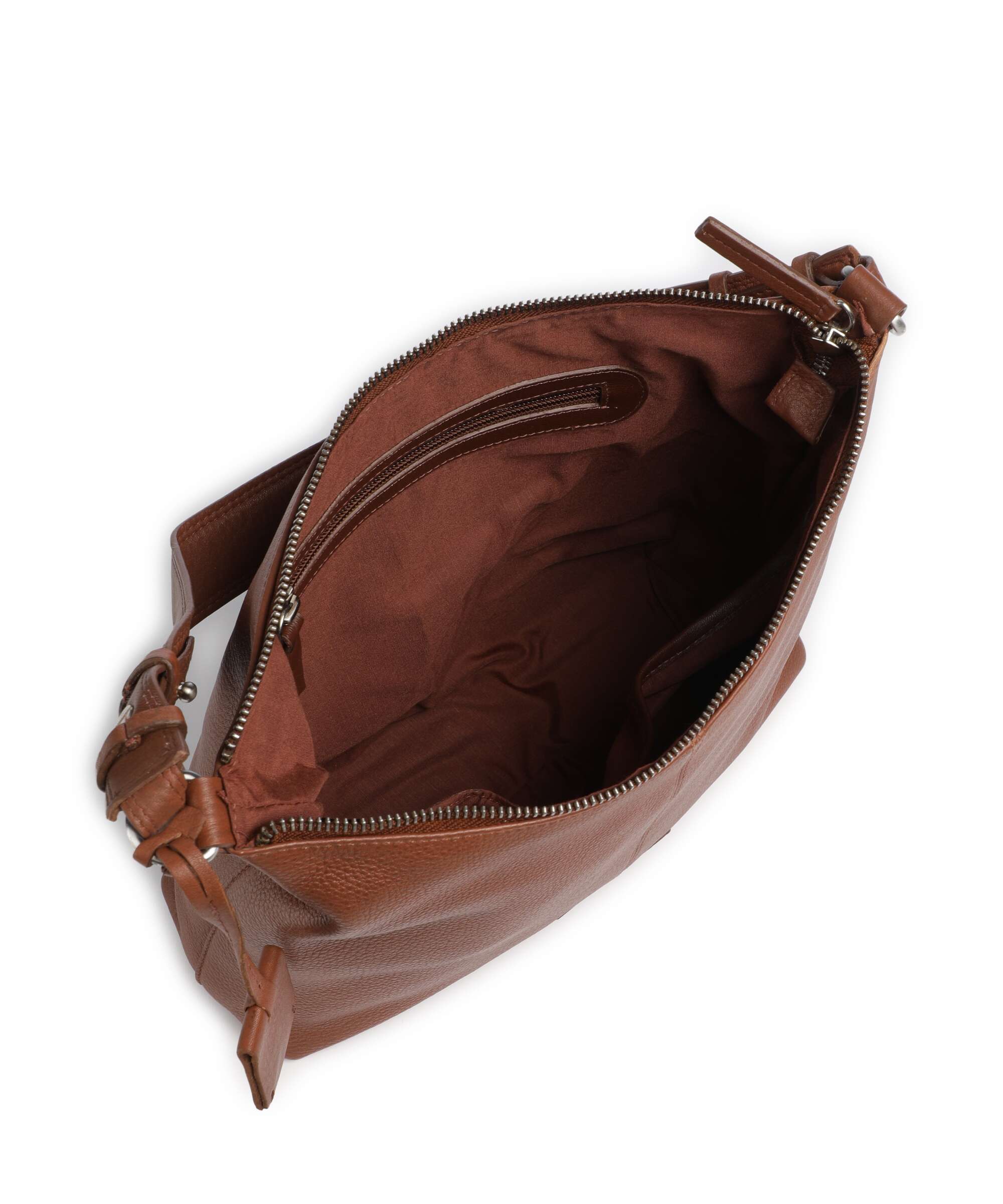 Burkely Soft Skylar Hobo tas chestnut - Image 7