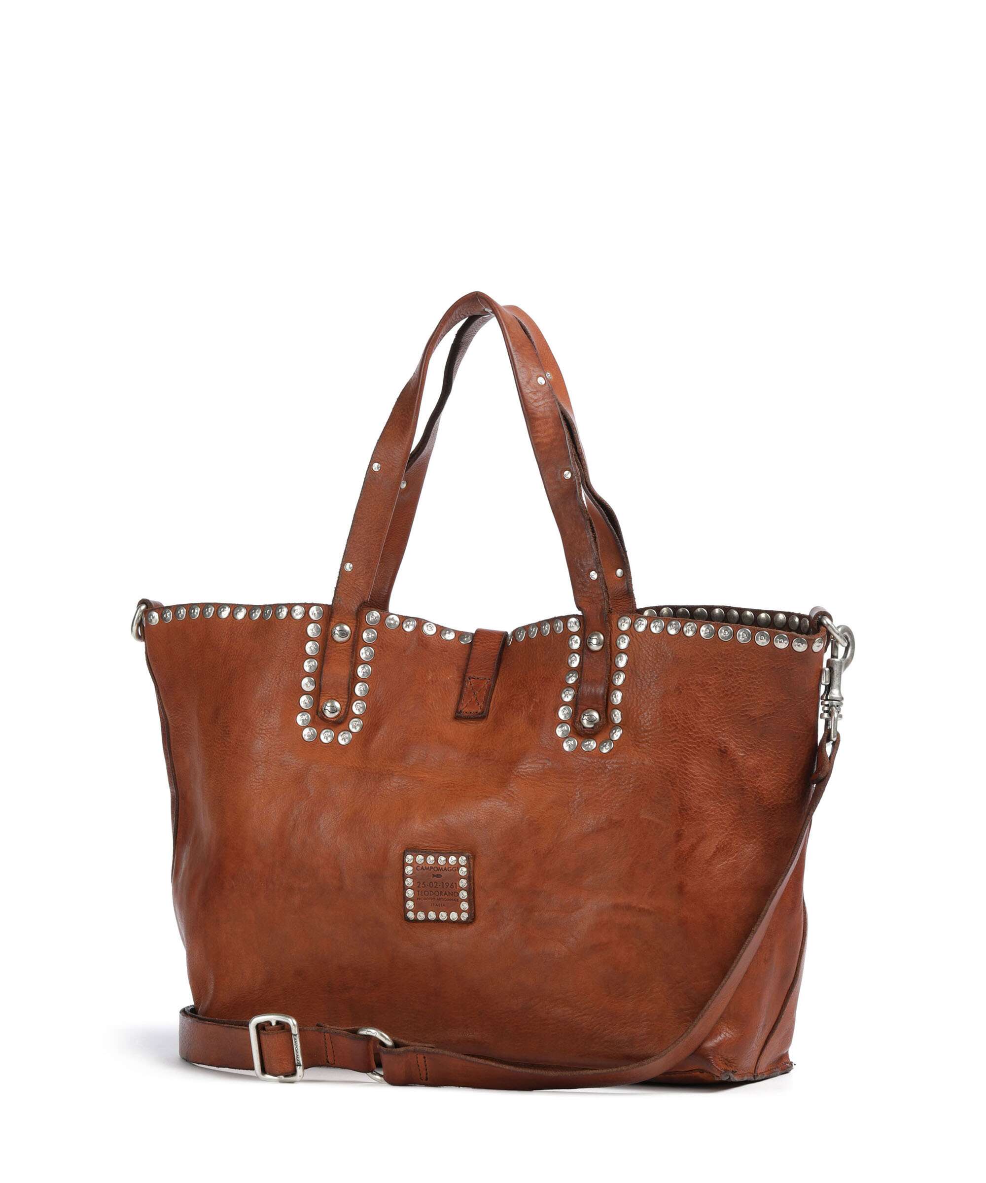 Campomaggi Boodschappentas cognac - Image 2