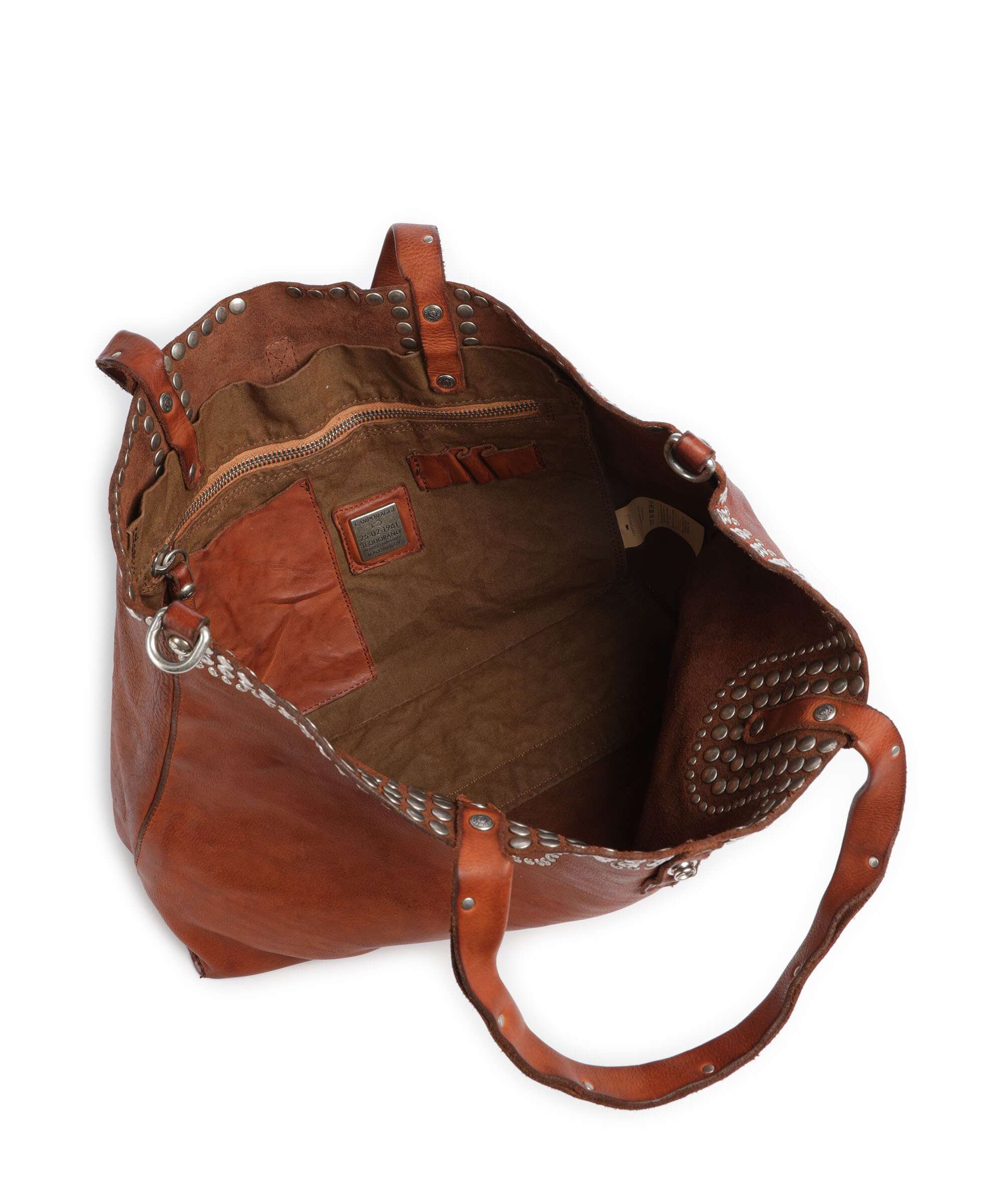 Campomaggi Boodschappentas cognac - Image 6