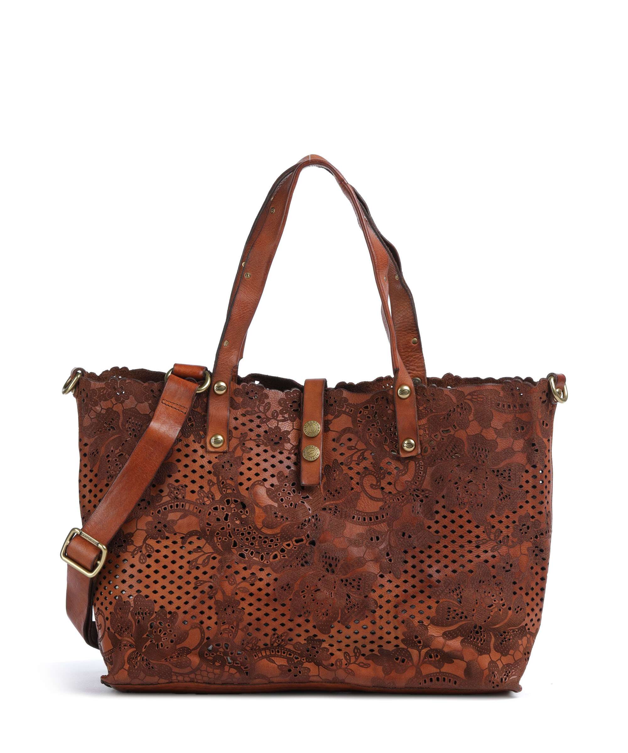 Campomaggi Boodschappentas cognac