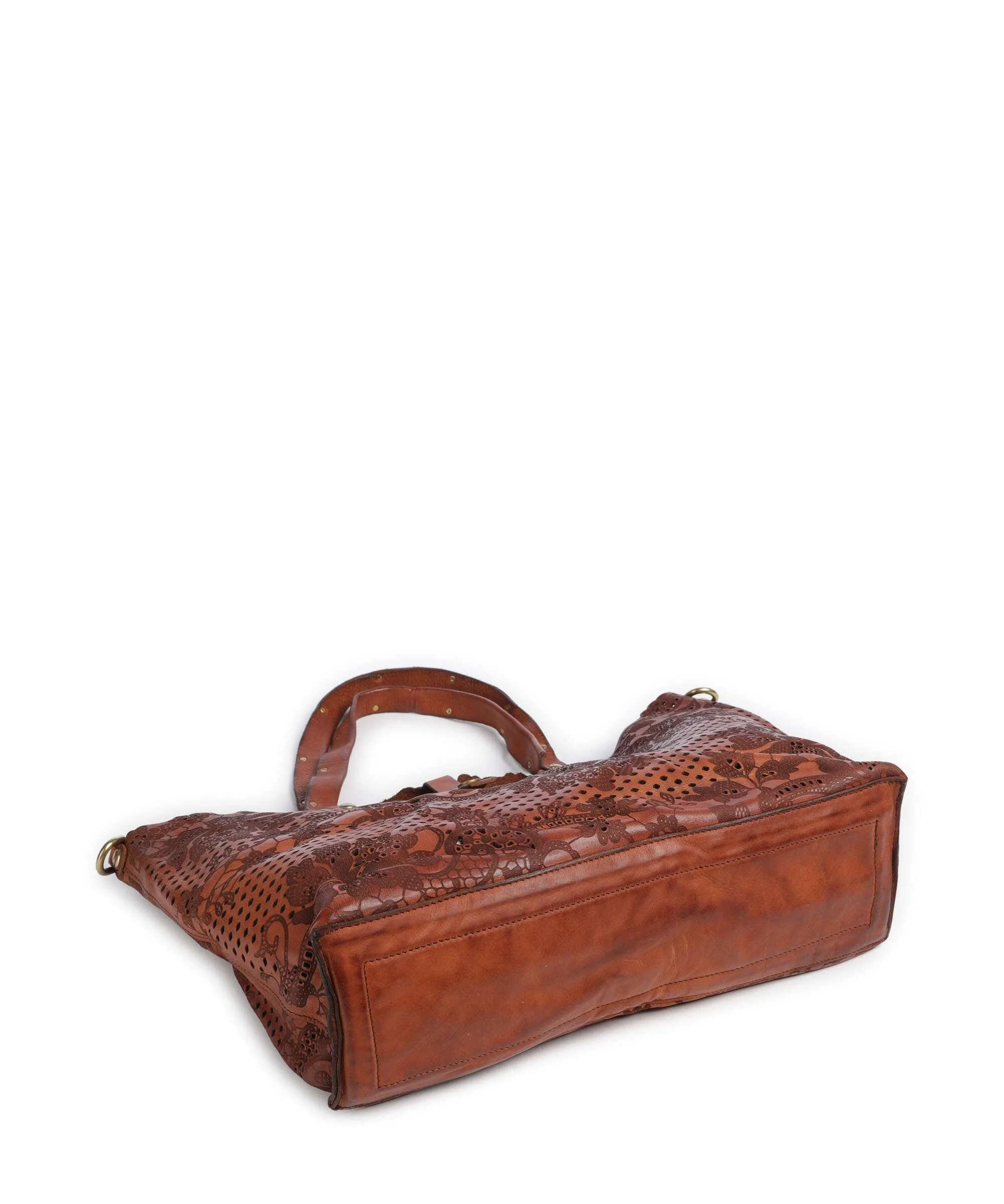 Campomaggi Boodschappentas cognac - Image 4