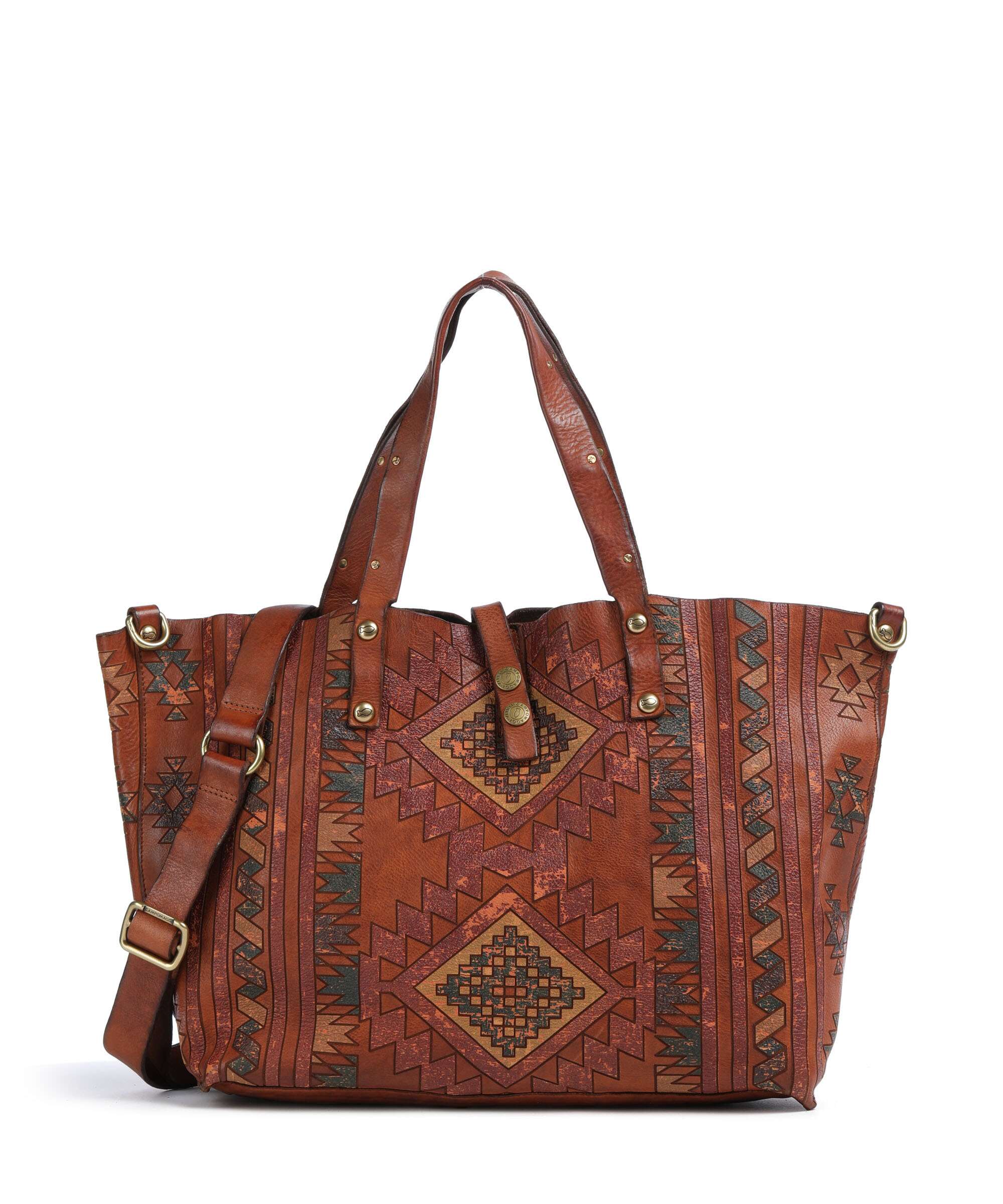 Campomaggi Boodschappentas cognac