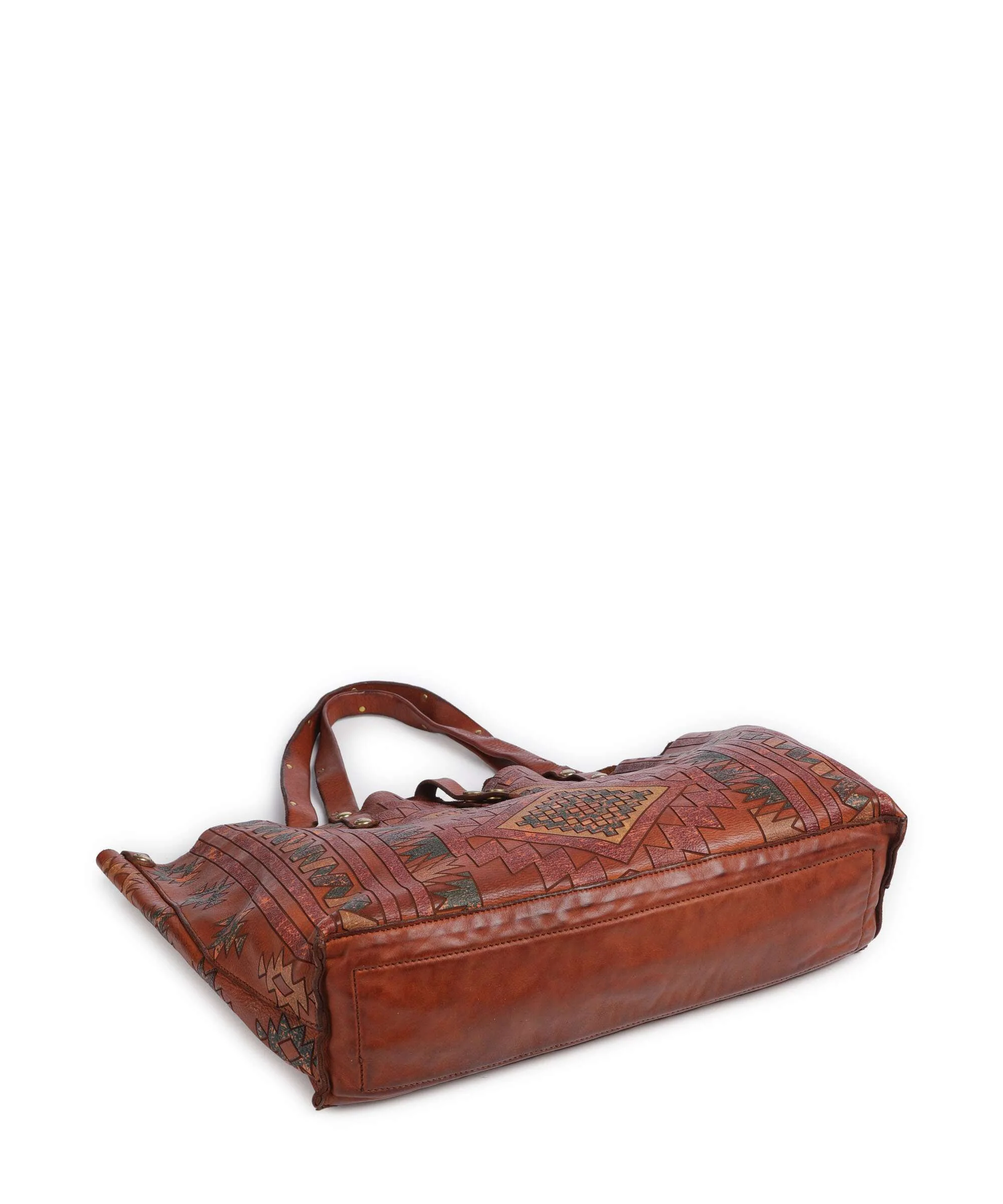 Campomaggi Boodschappentas cognac - Image 4