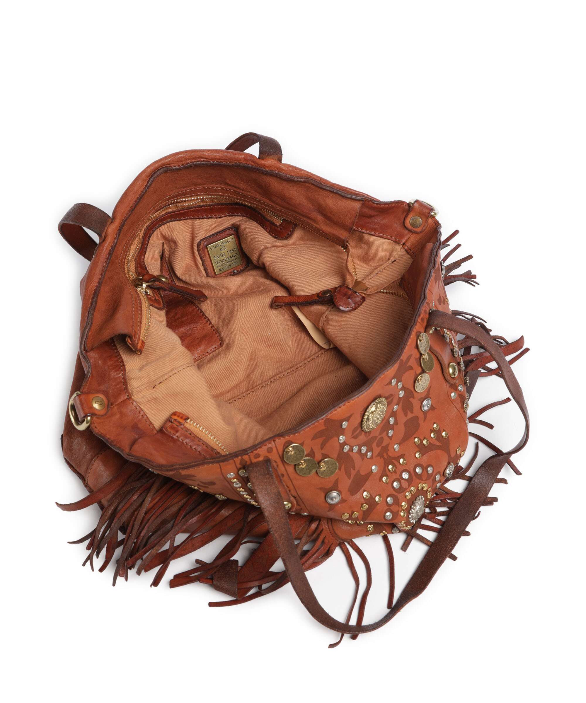 Campomaggi Boodschappentas cognac - Image 5