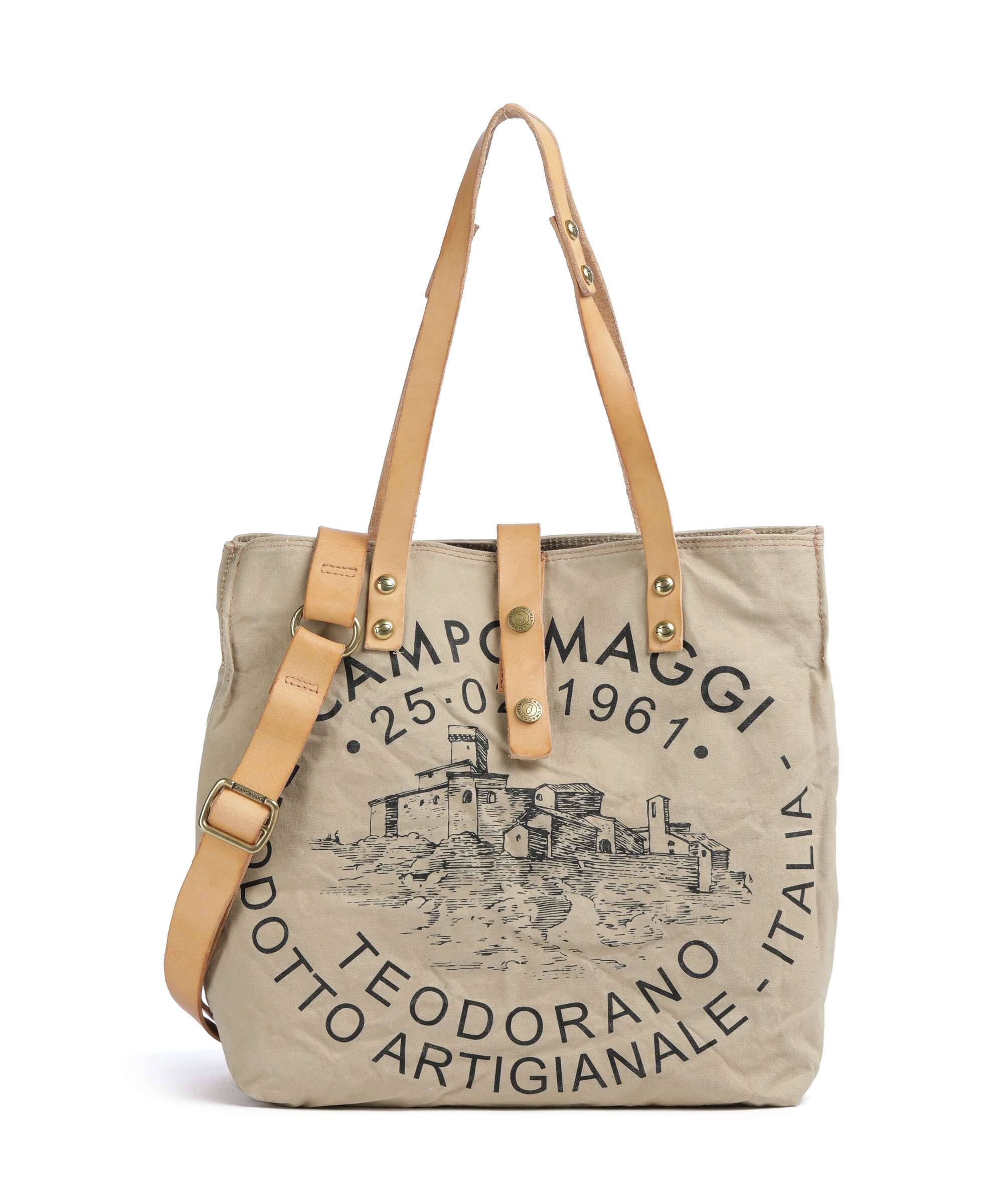 Campomaggi Boodschappentas beige