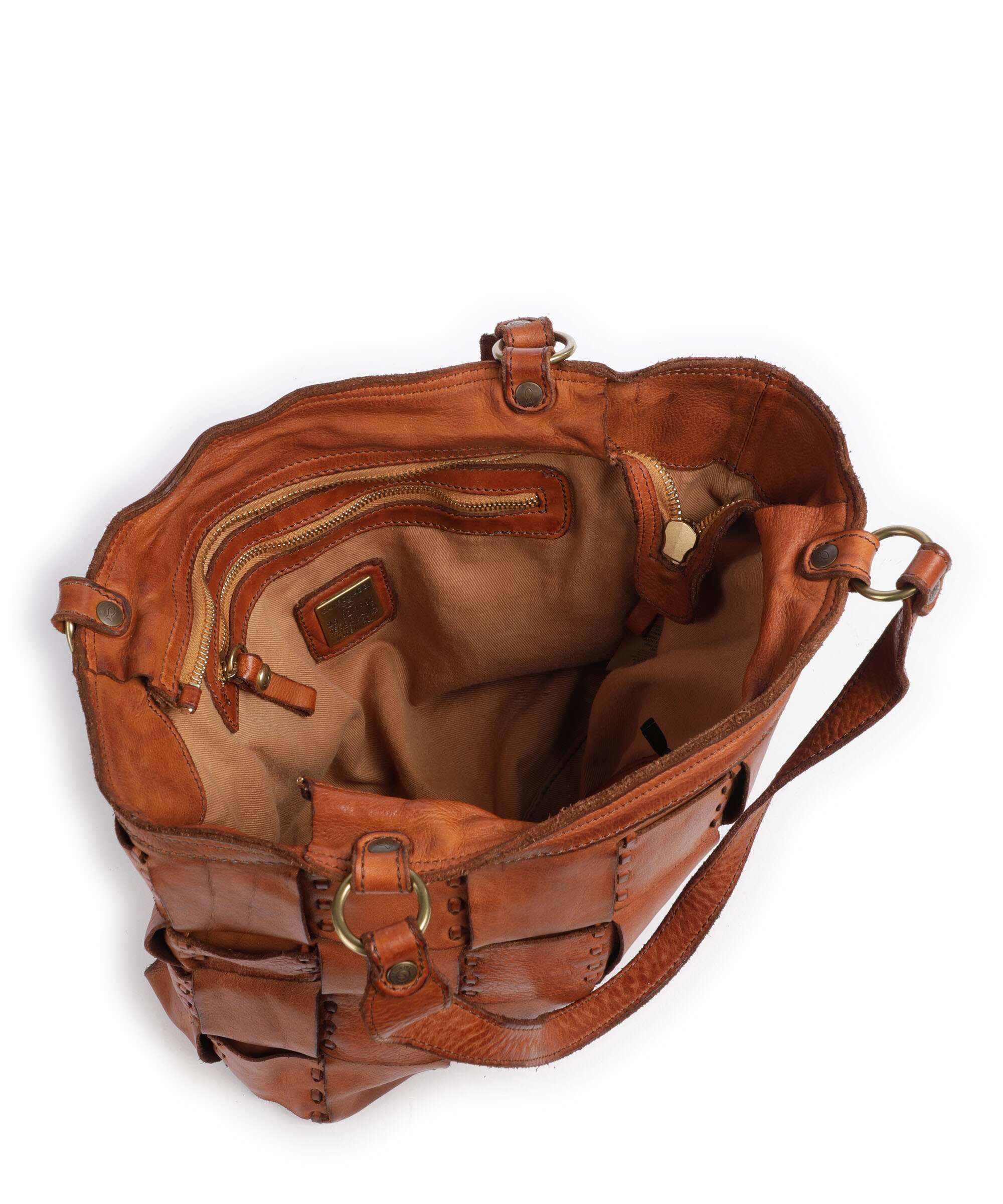 Campomaggi Boodschappentas cognac - Image 6