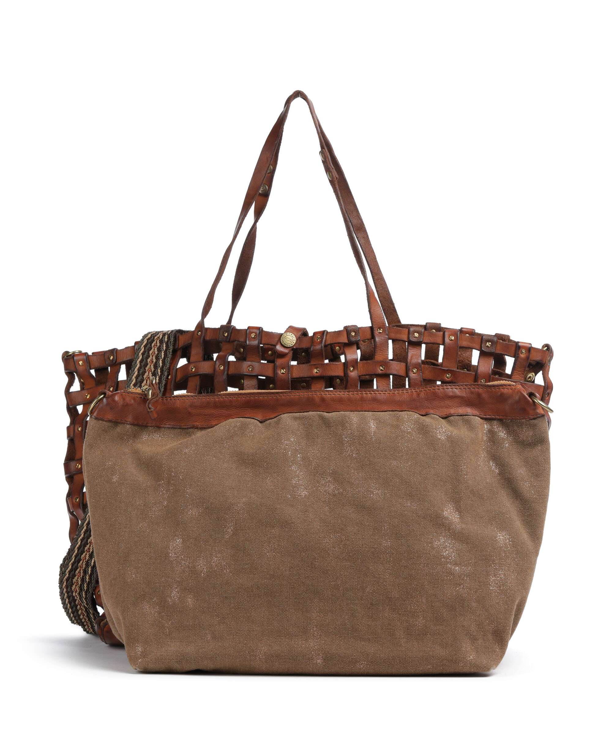 Campomaggi Boodschappentas cognac/bronze - Image 4