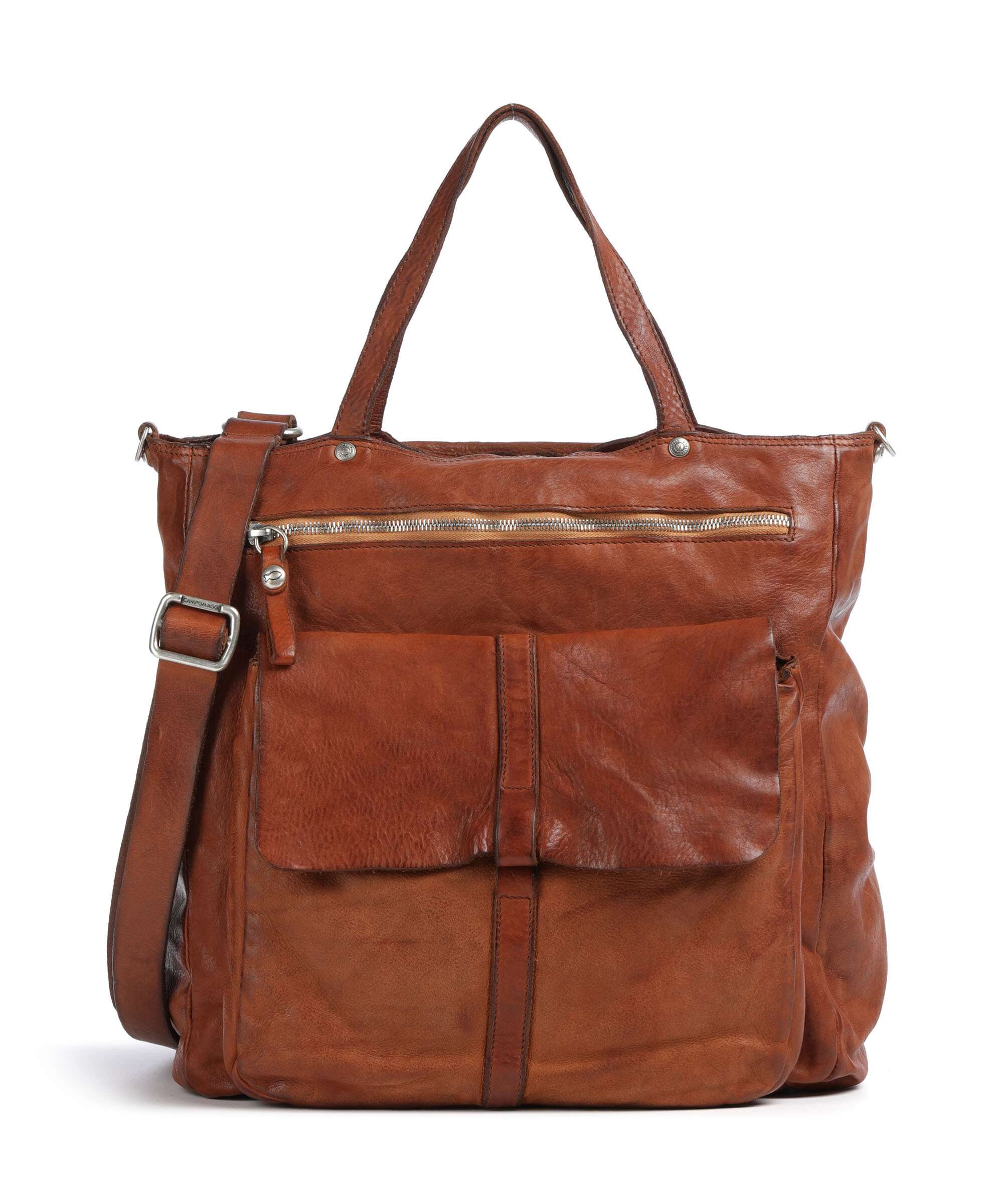 Campomaggi Boodschappentas cognac