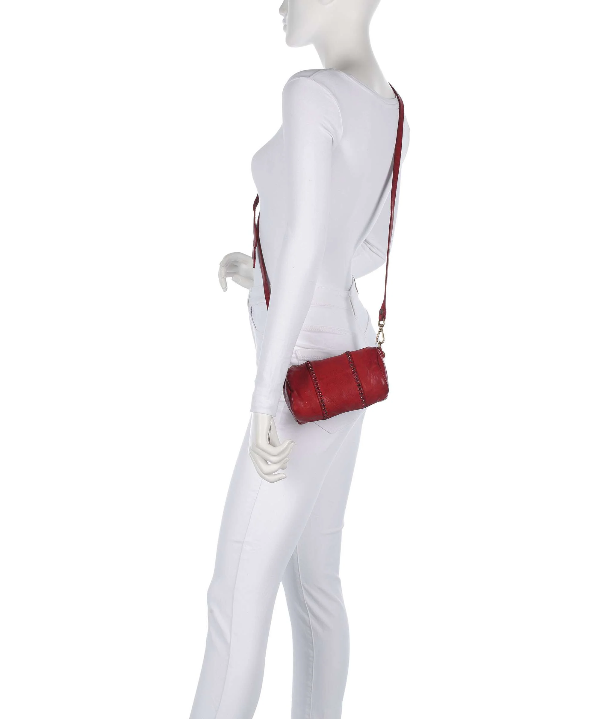 Campomaggi Crossbody tas red - Image 3