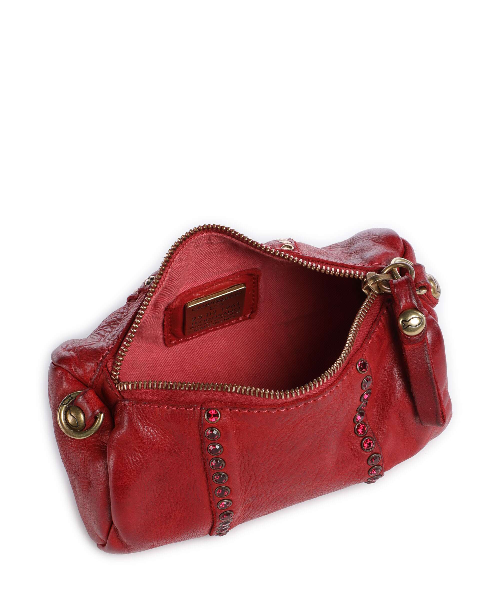 Campomaggi Crossbody tas red - Image 5