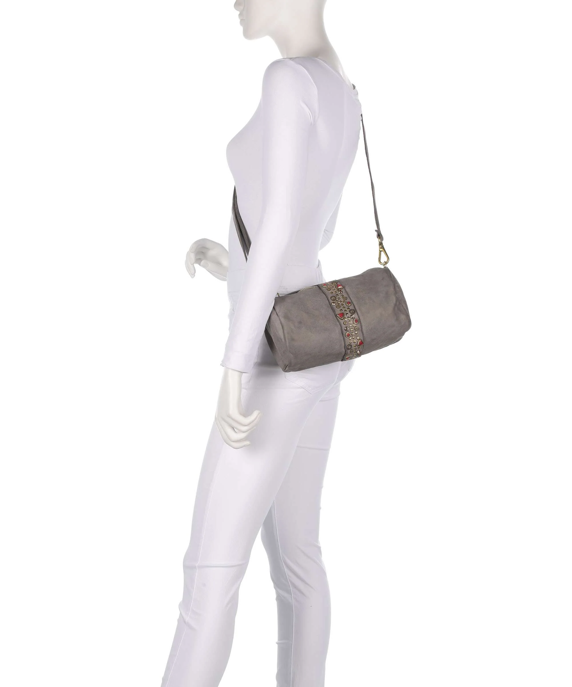 Campomaggi Crossbody tas cemento - Image 3