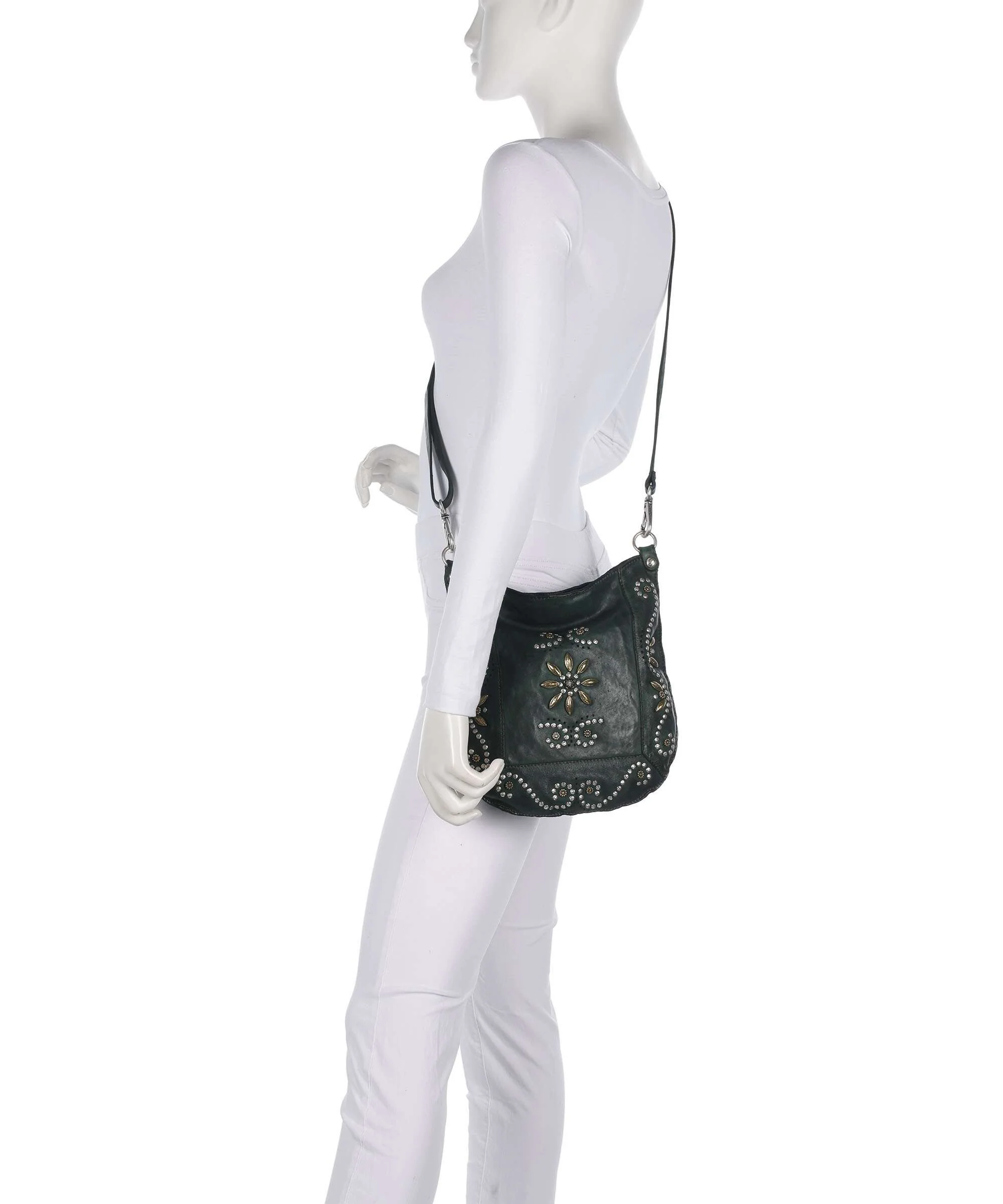 Campomaggi Crossbody tas green bottle - Image 3
