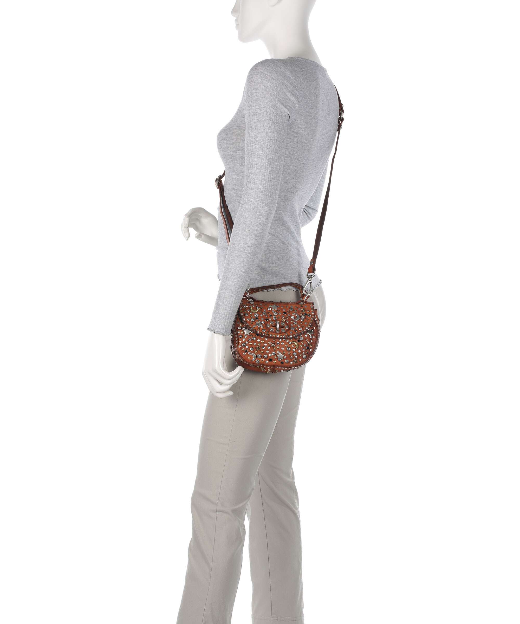 Campomaggi Crossbody tas cognac - Image 3