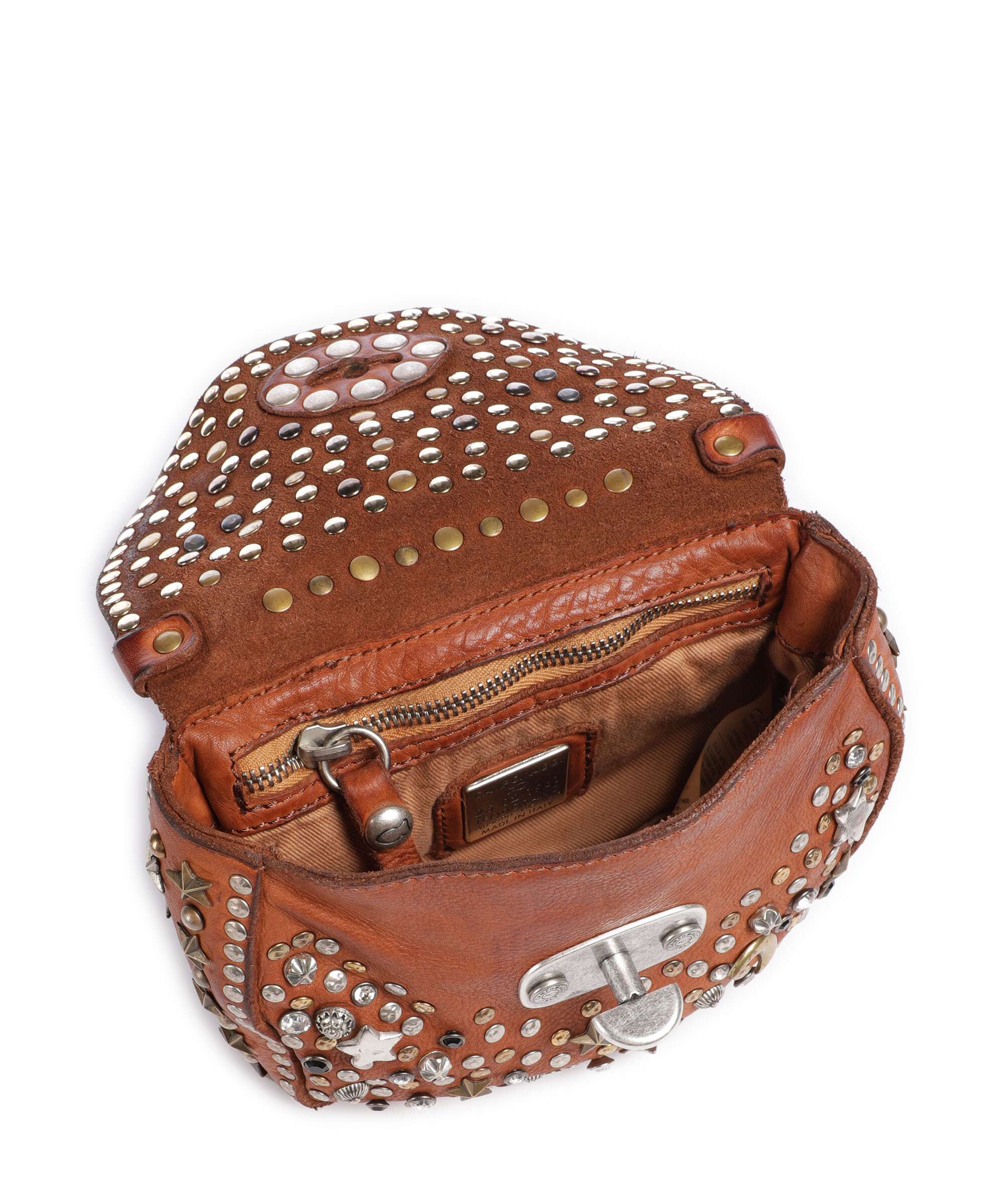 Campomaggi Crossbody tas cognac - Image 6