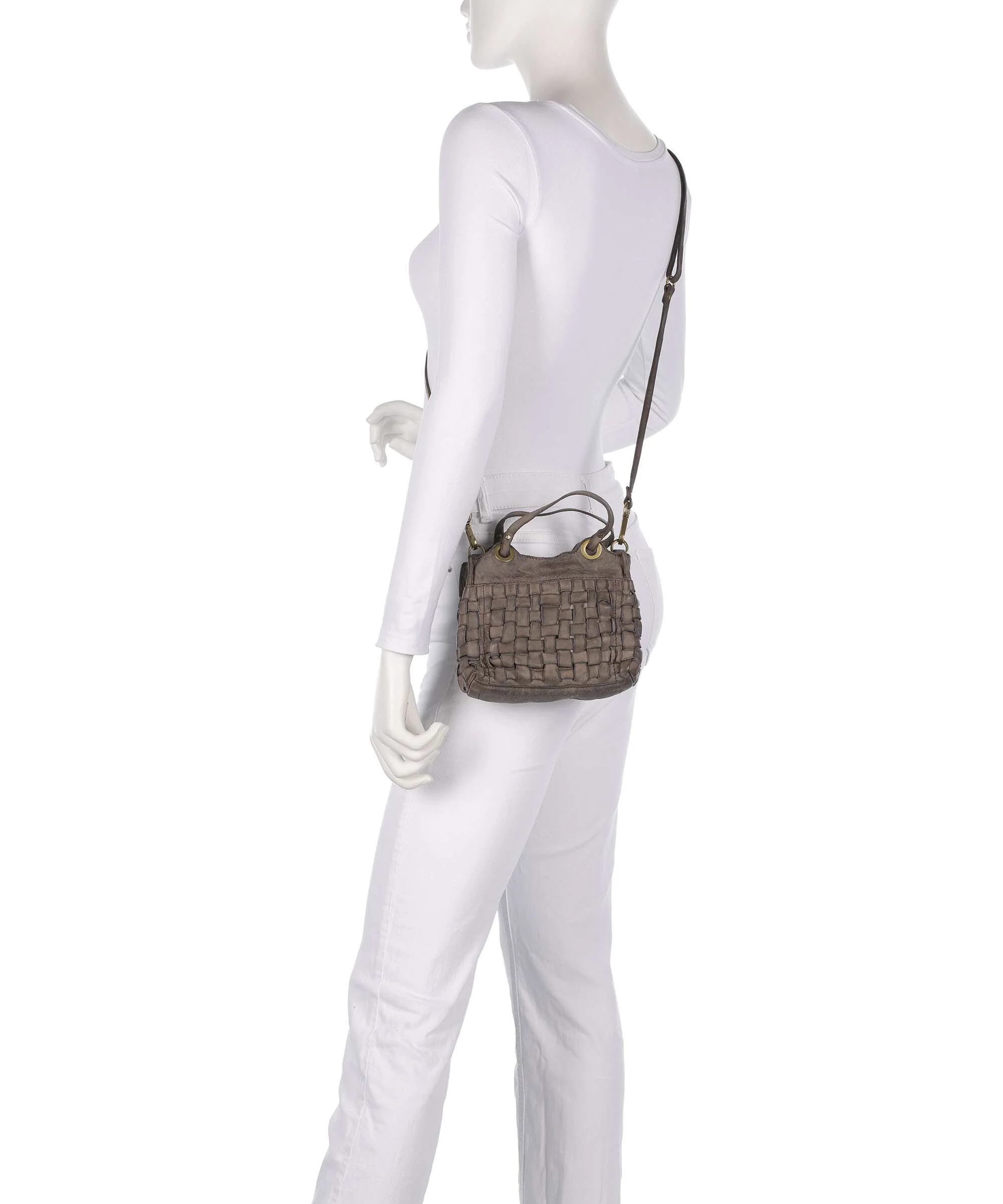 Campomaggi Crossbody tas cemento - Image 3
