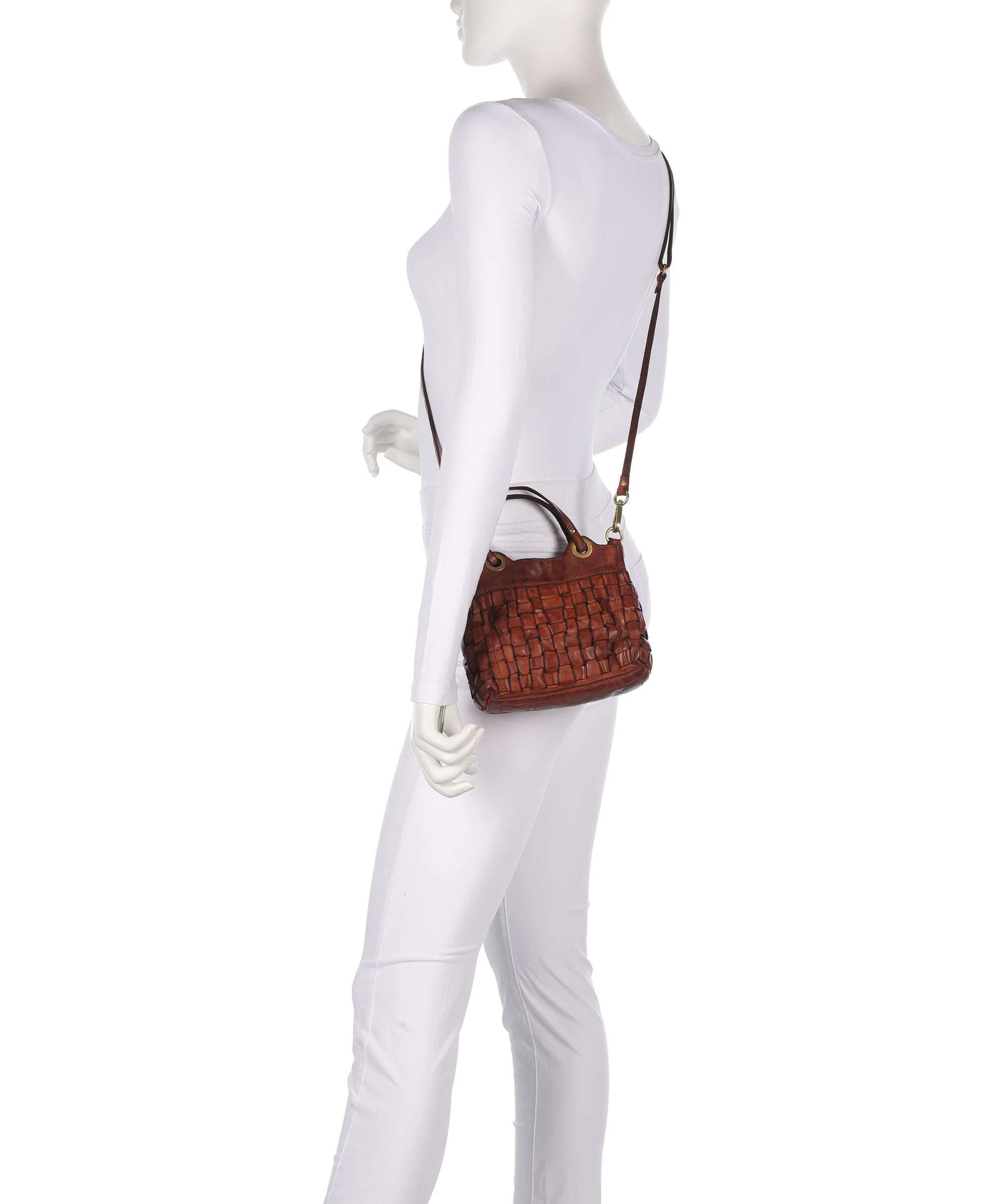 Campomaggi Crossbody tas cognac - Image 3