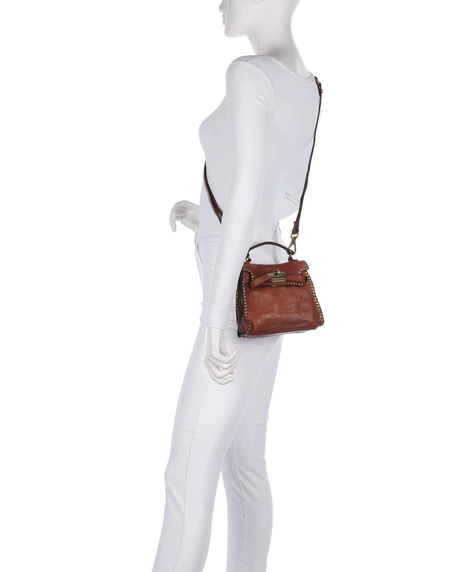 Campomaggi Crossbody tas cognac - Image 3