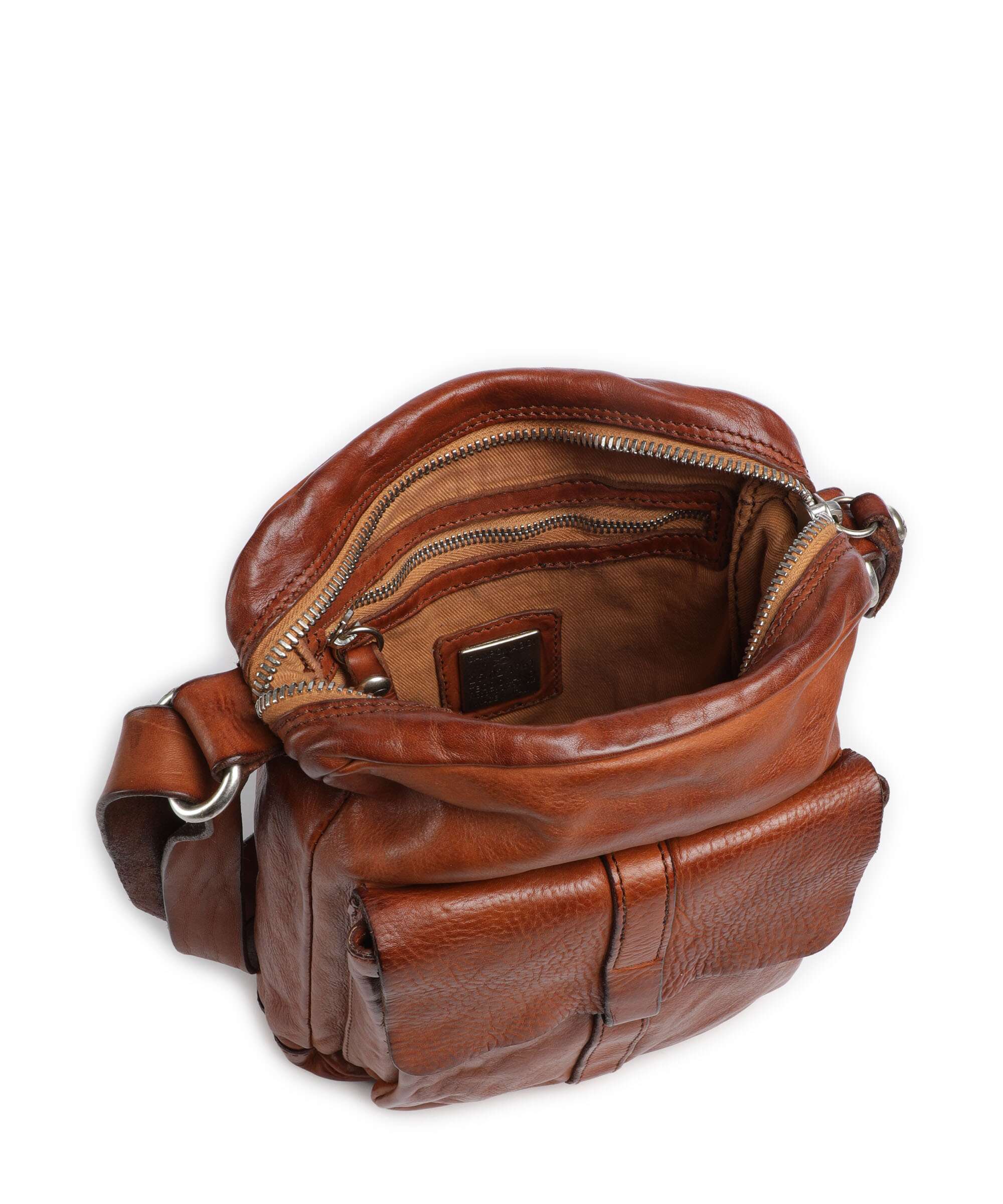 Campomaggi Crossbody tas cognac - Image 6