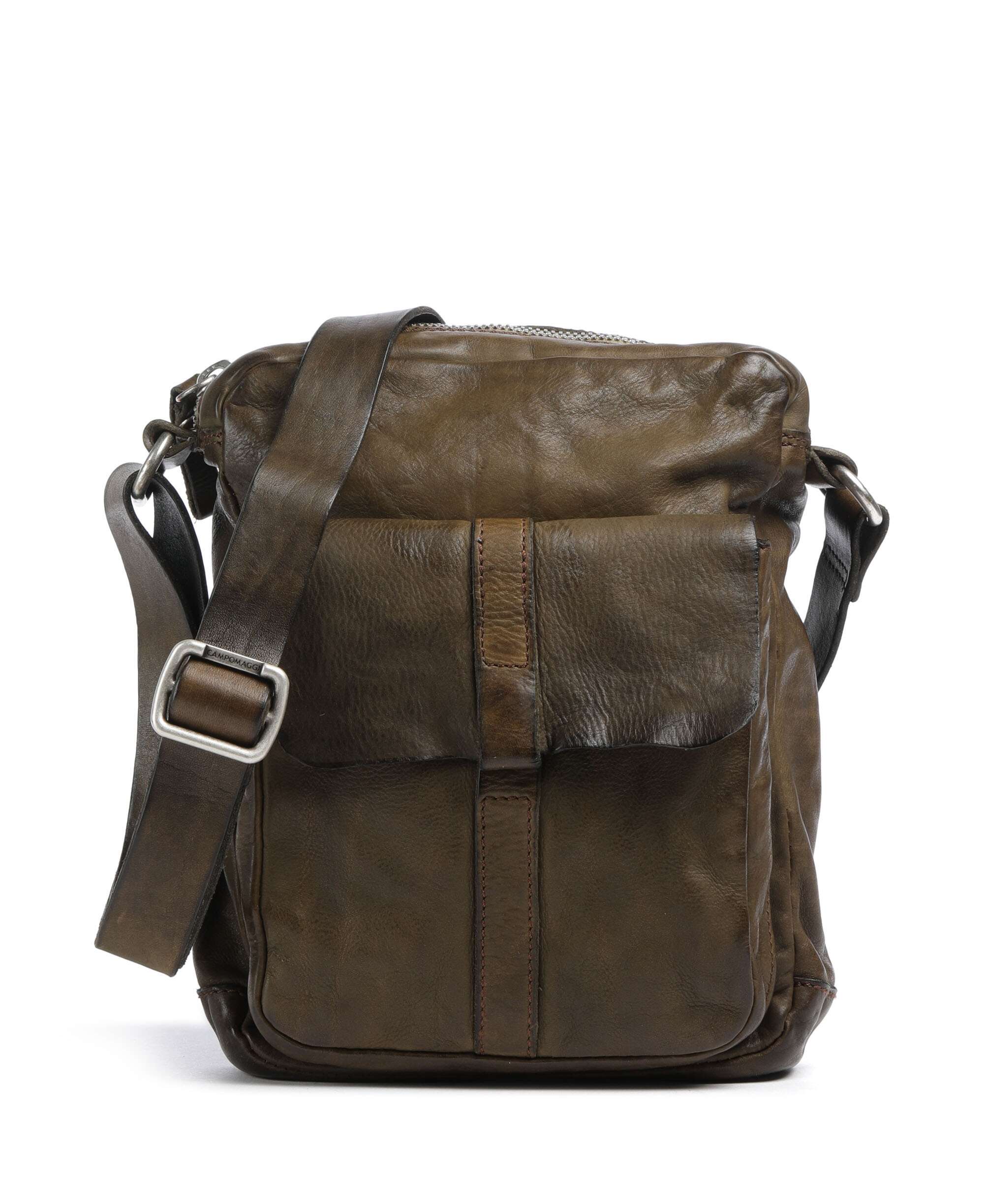 Campomaggi Crossbody tas verde militare
