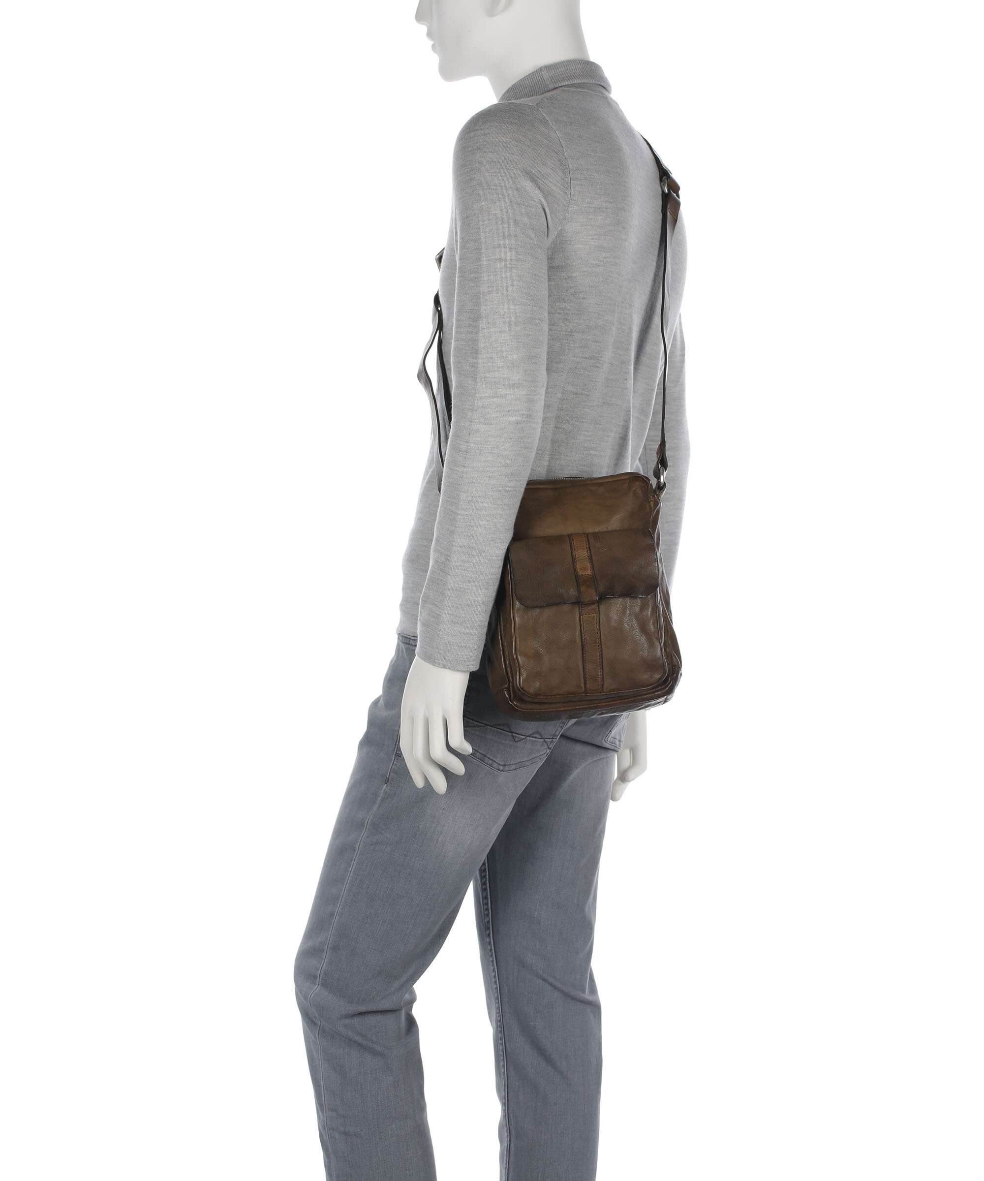 Campomaggi Crossbody tas verde militare - Image 3