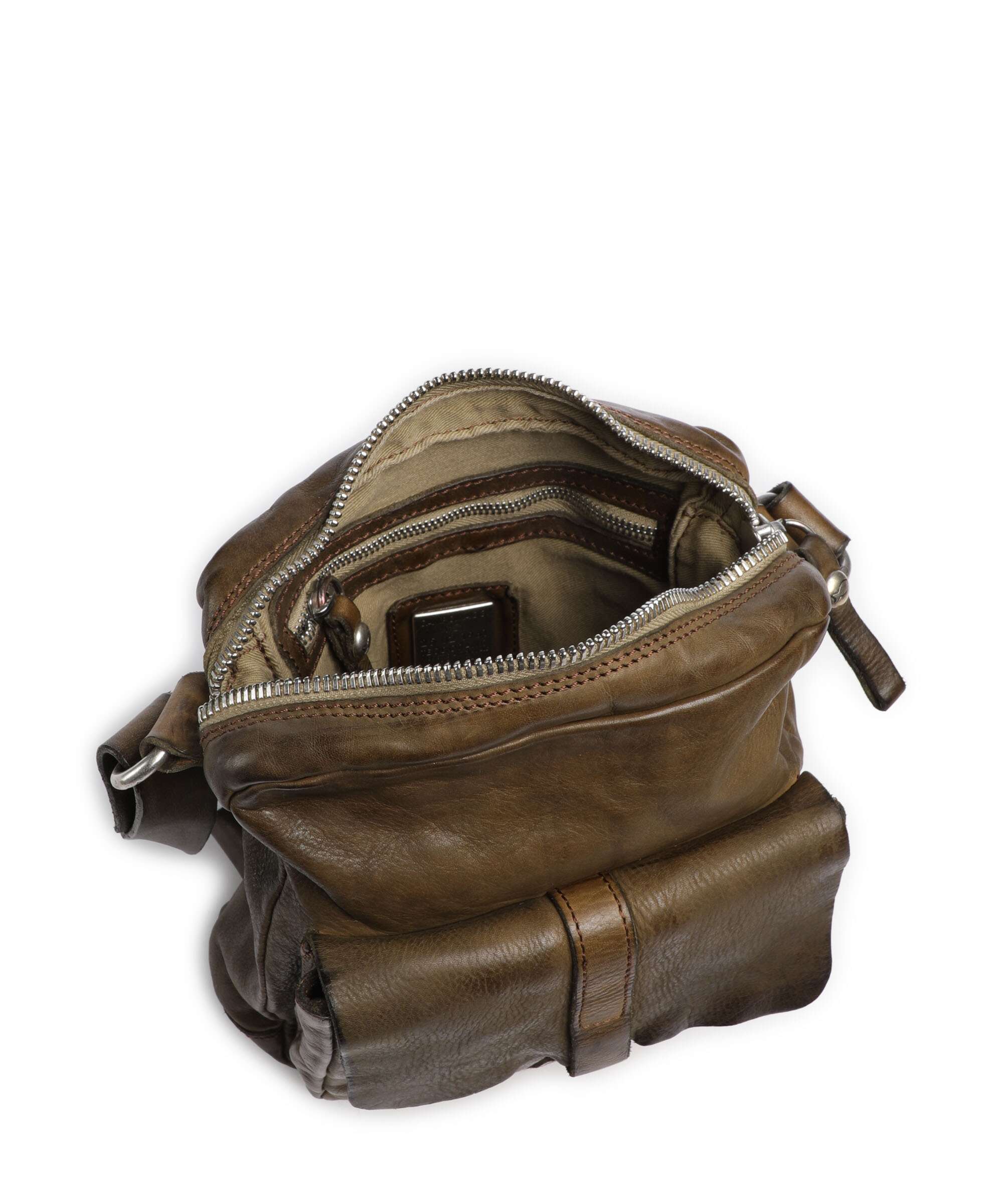 Campomaggi Crossbody tas verde militare - Image 6