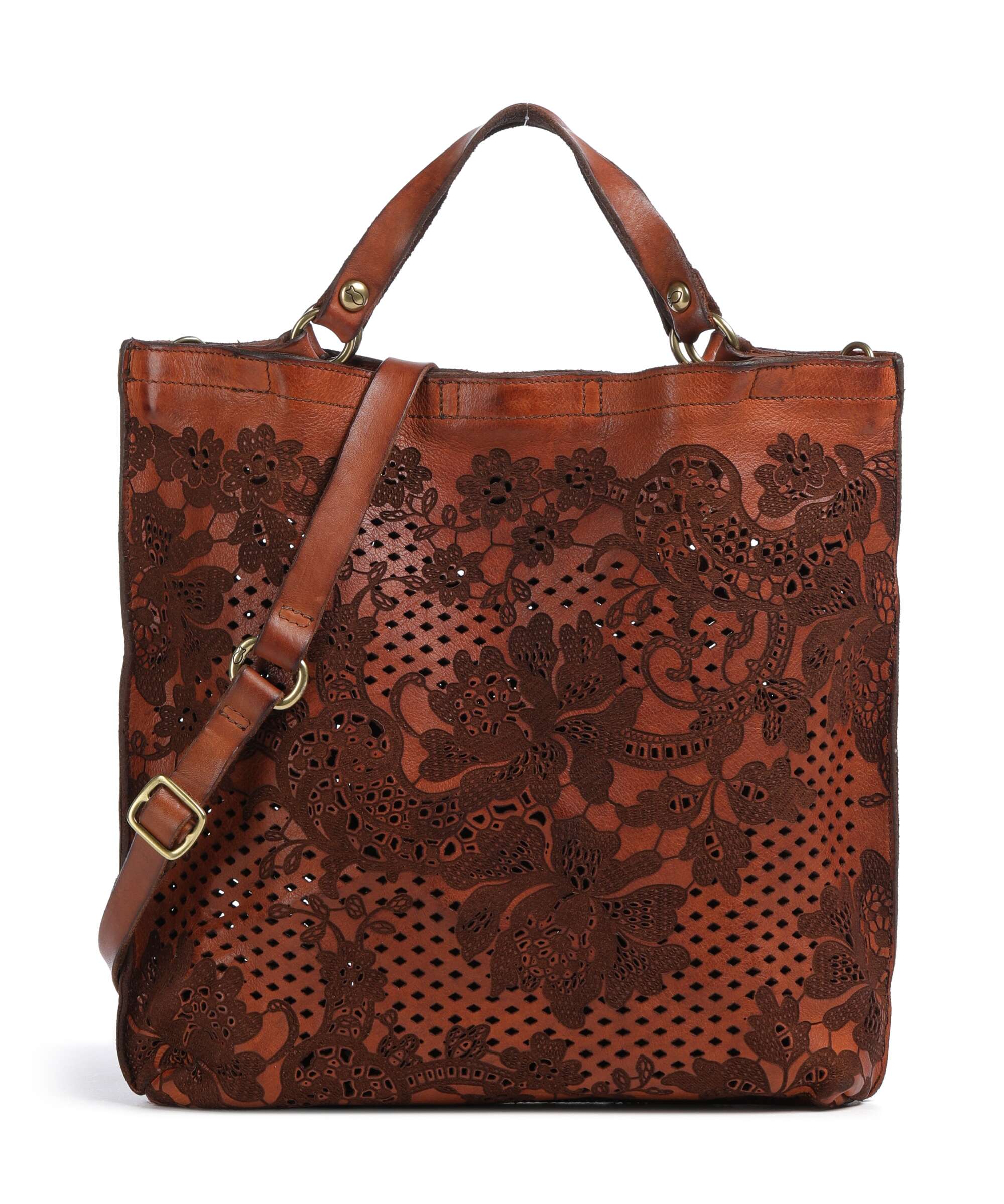 Campomaggi Handtas cognac