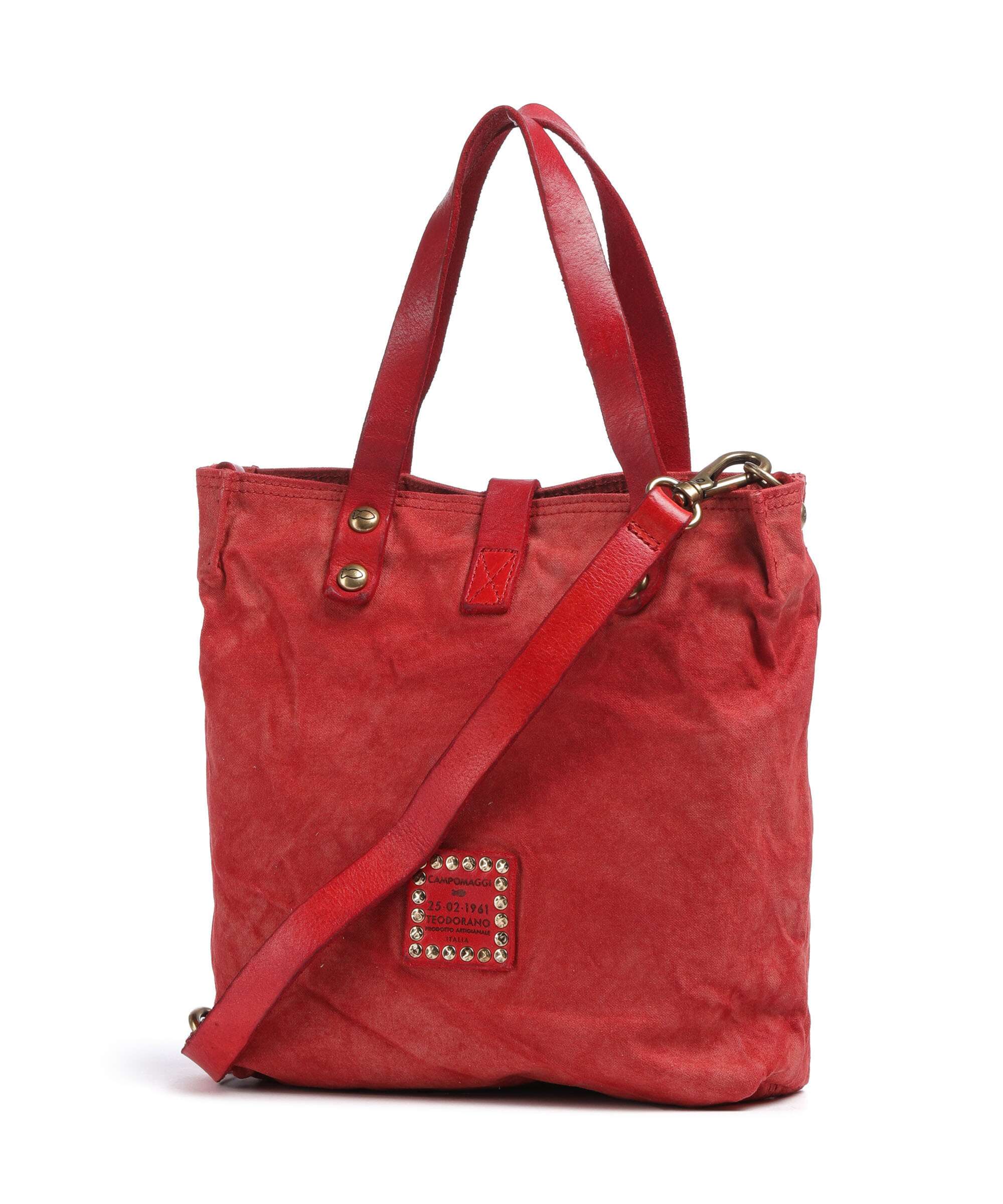 Campomaggi Handtas beige/rosso/moro - Image 2