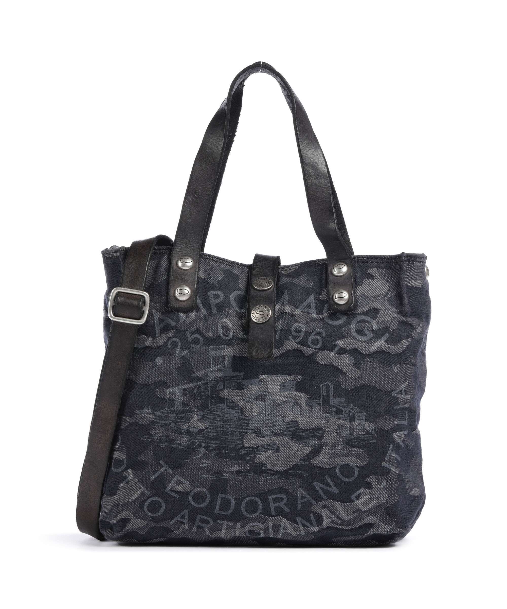 Campomaggi Handtas camouflage grigio