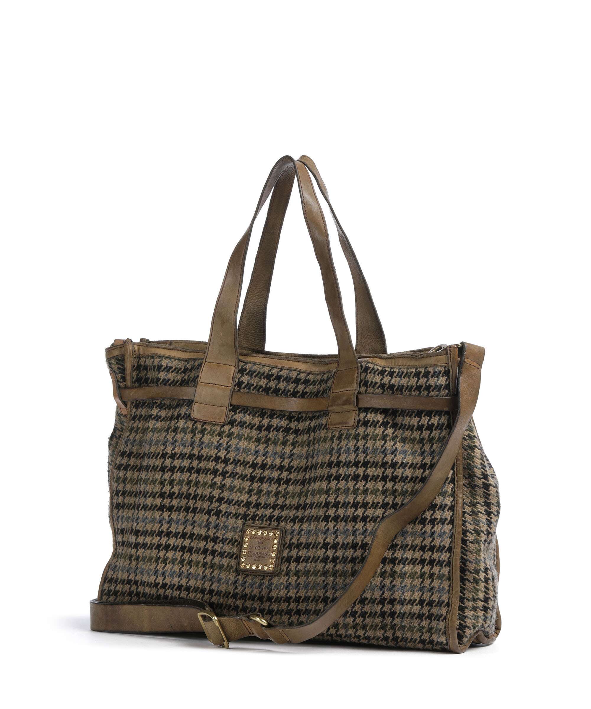 Campomaggi Handtas beige/nero - Image 2
