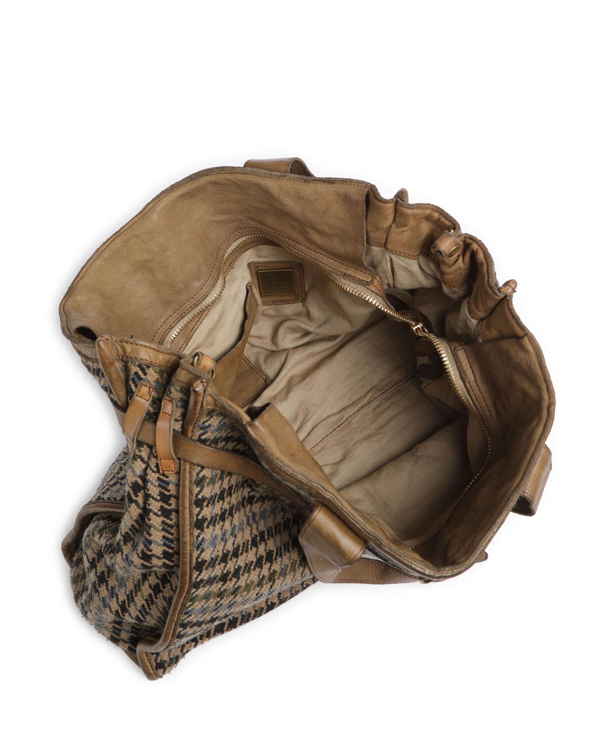 Campomaggi Handtas beige/nero - Image 6
