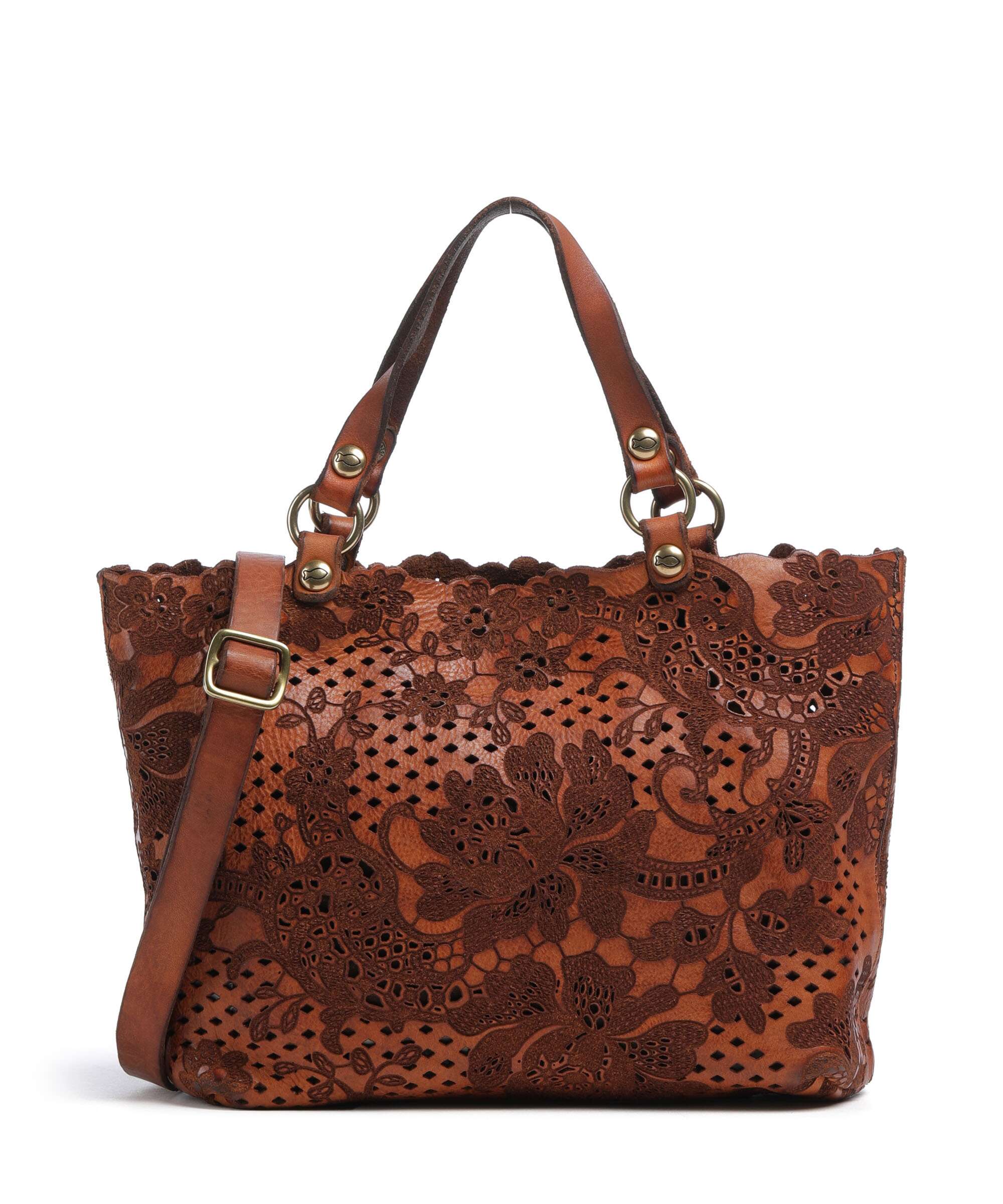 Campomaggi Handtas cognac