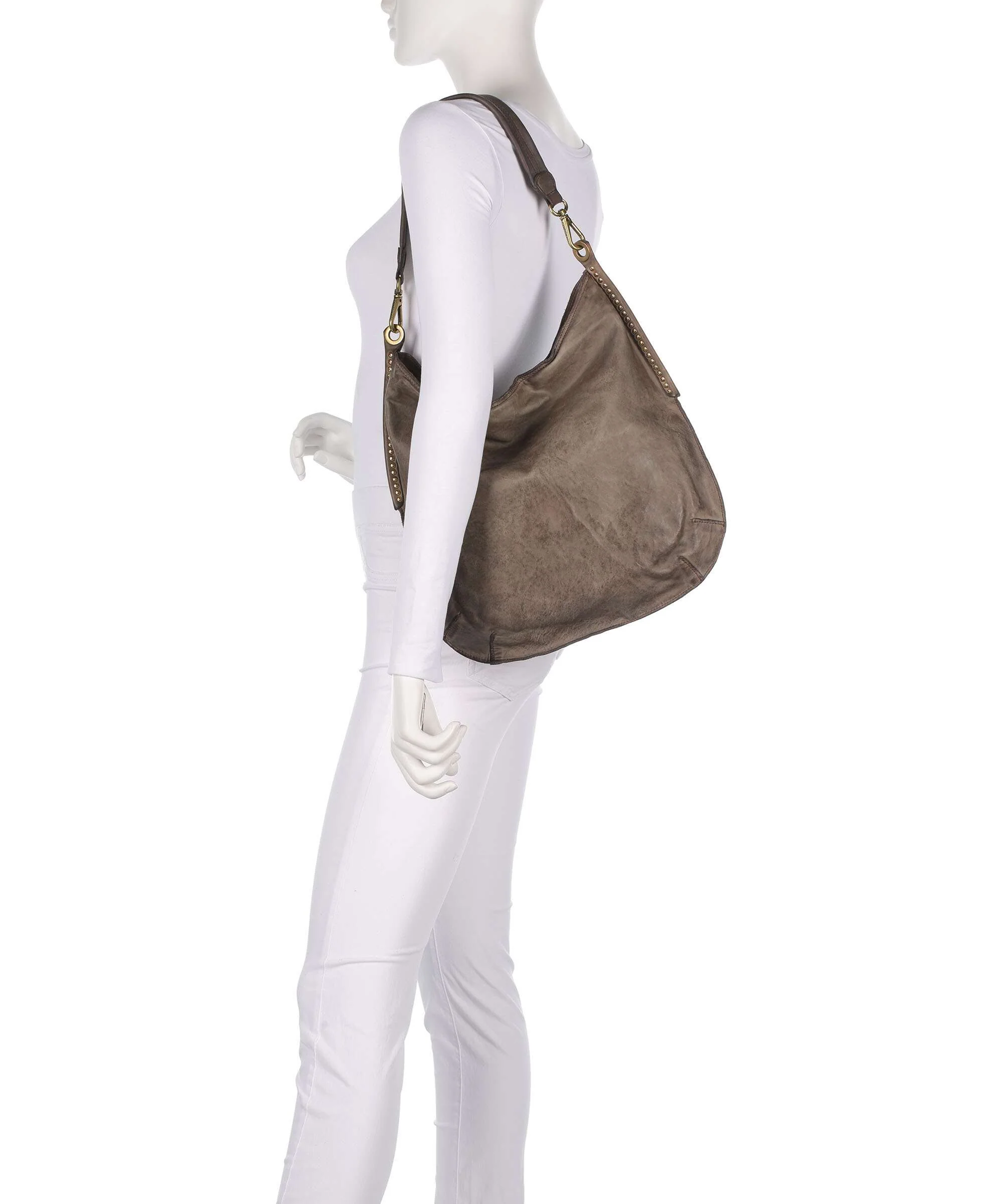 Campomaggi Hobo tas cemento - Image 3