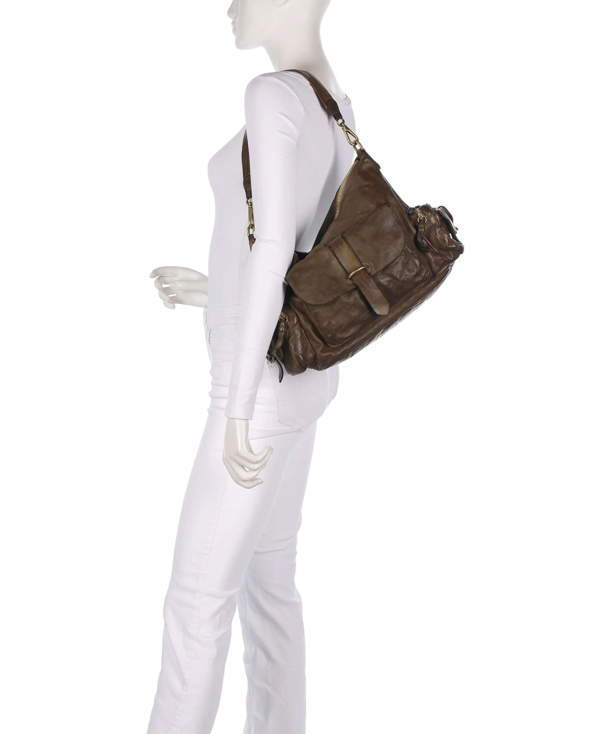 Campomaggi Hobo tas verde militare - Image 3