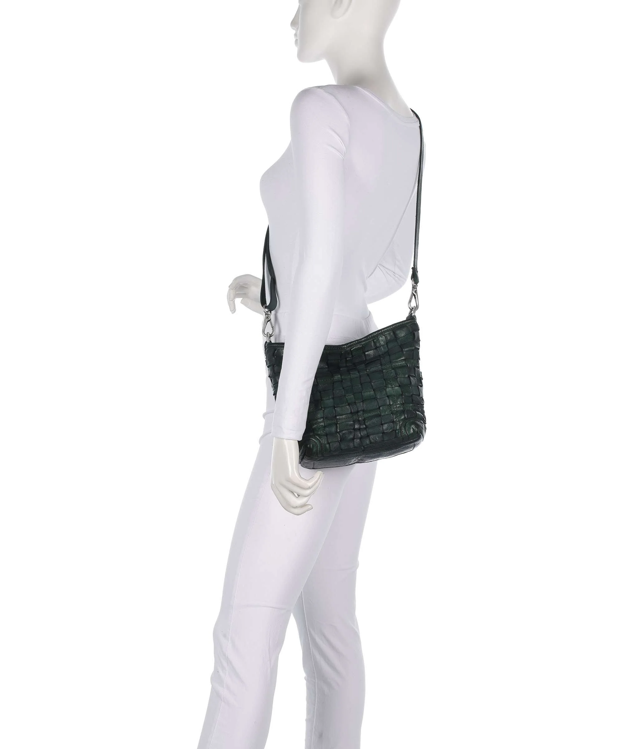 Campomaggi Hobo tas green bottle - Image 4