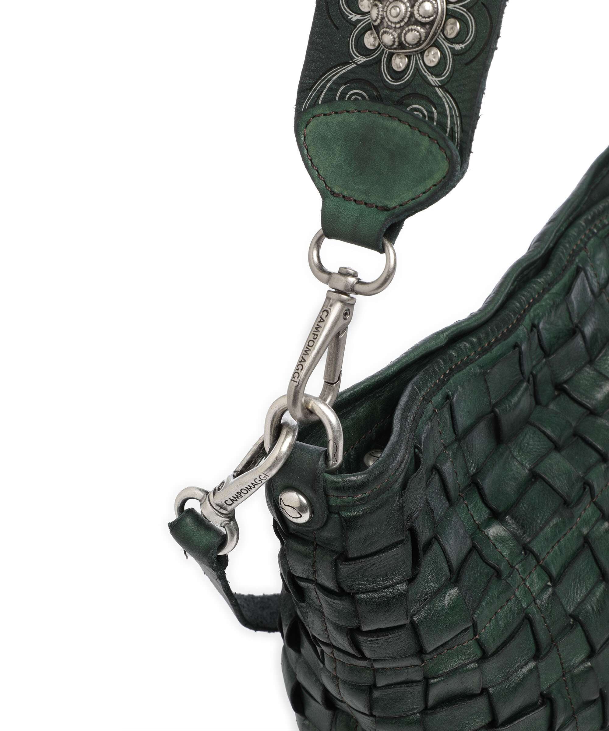 Campomaggi Hobo tas green bottle - Image 5