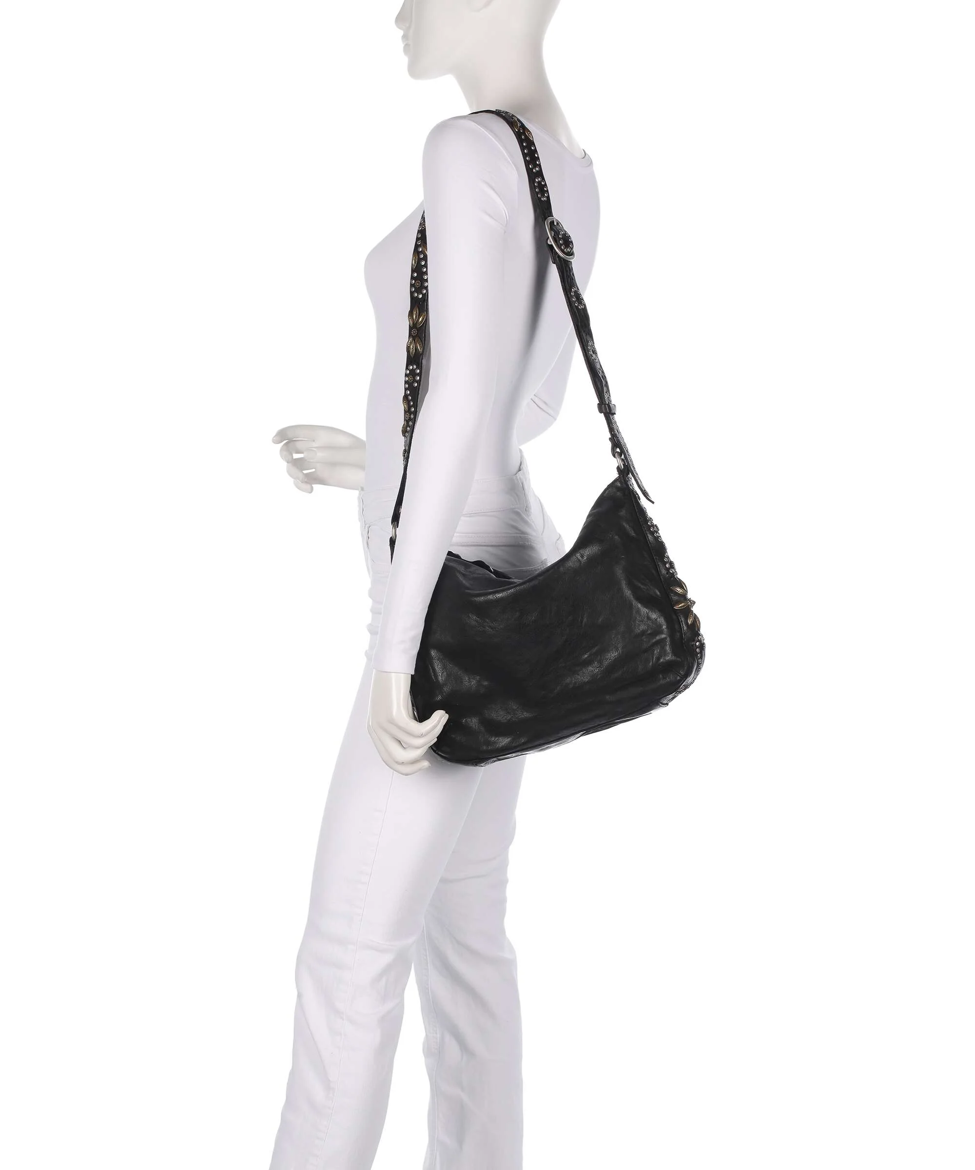 Campomaggi Hobo tas black - Image 3