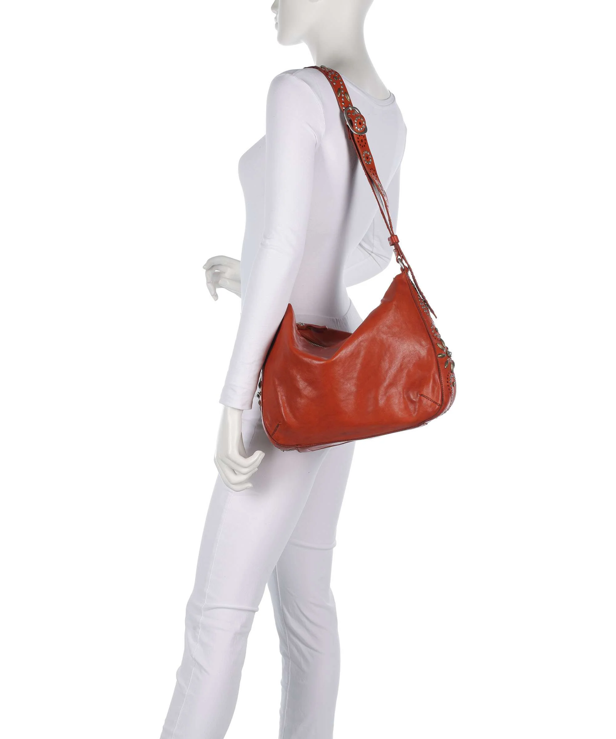 Campomaggi Hobo tas brick - Image 3