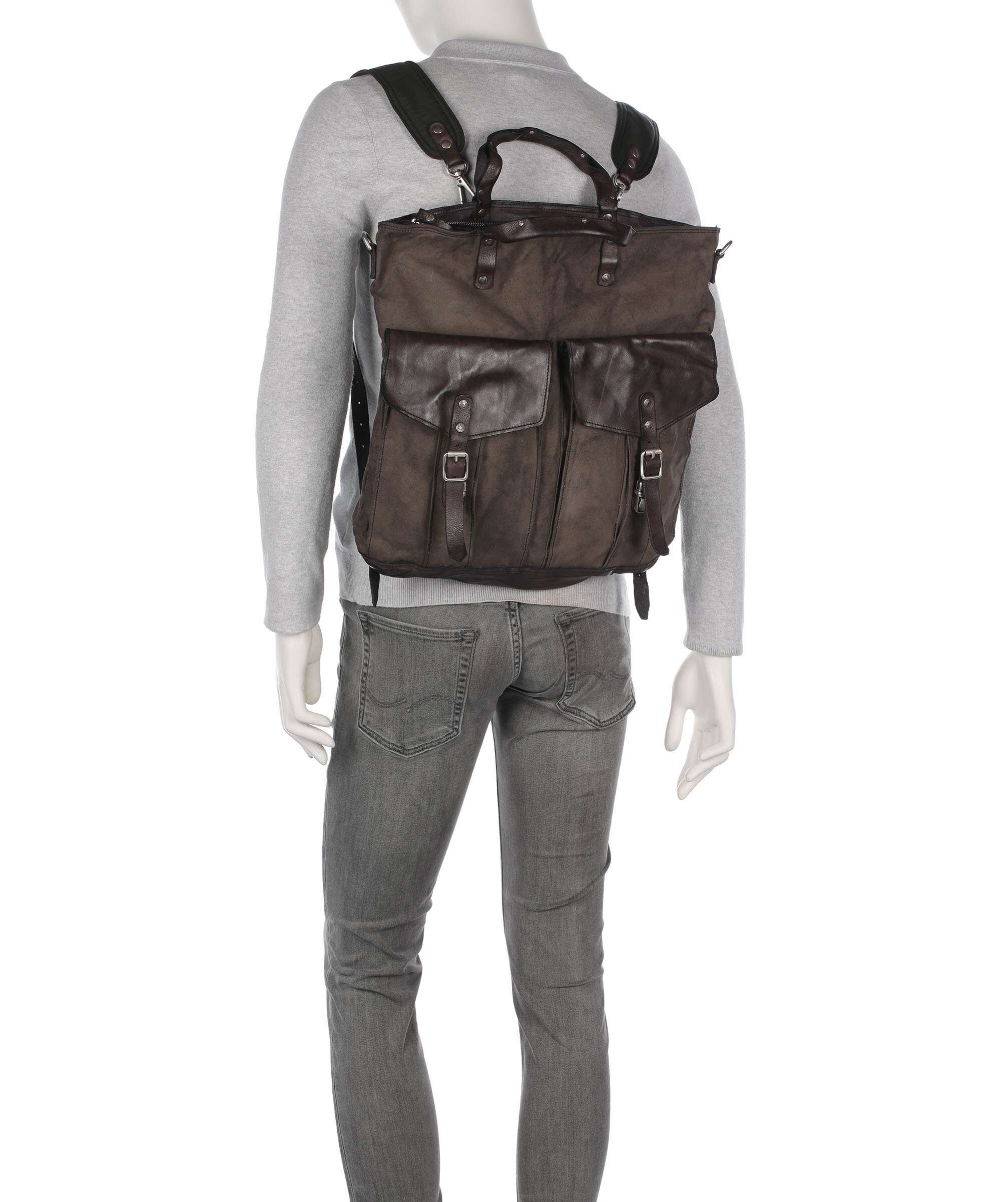 Campomaggi Rugzak-tas verde militare/grigio - Image 4