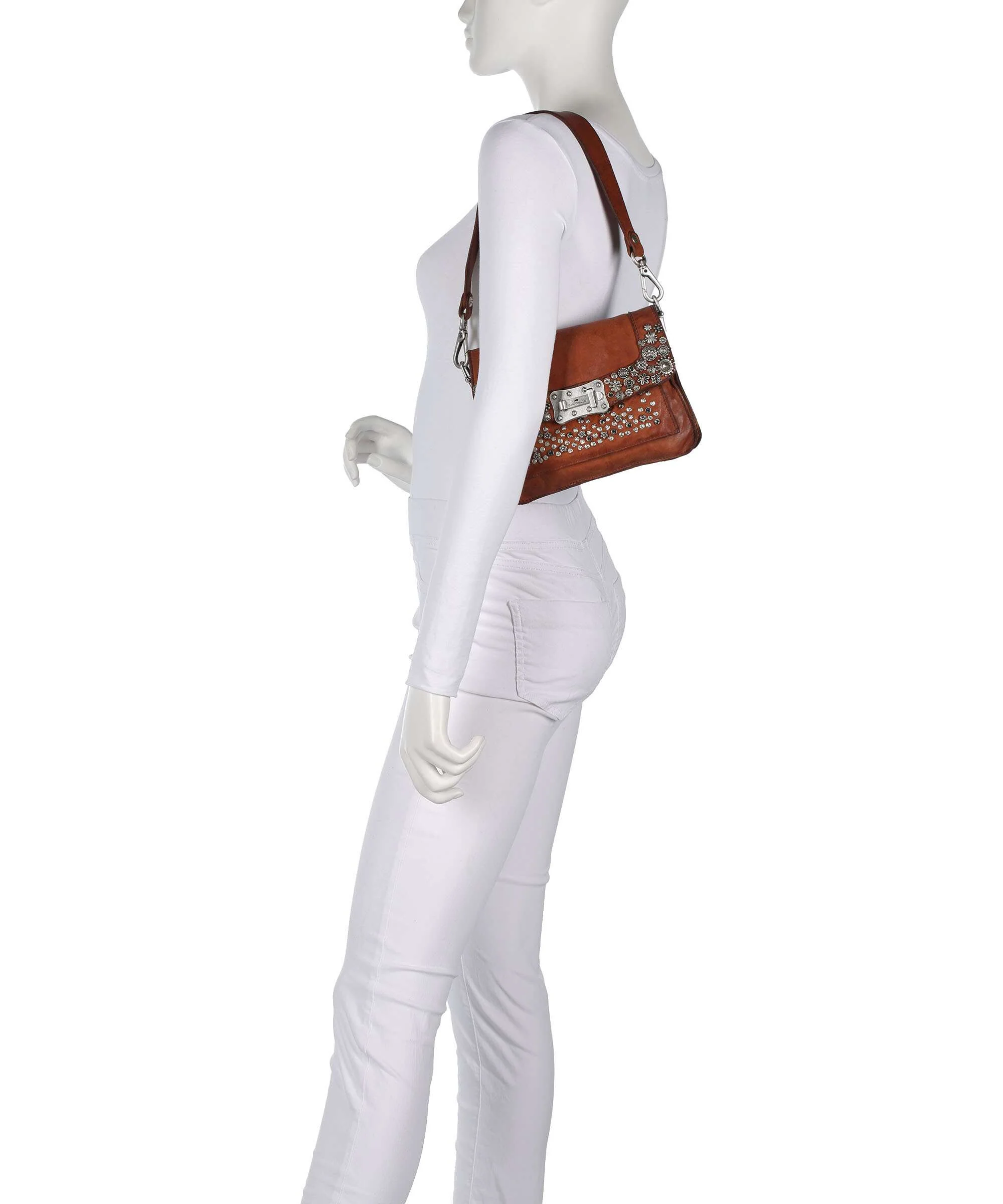 Campomaggi Schoudertas cognac - Image 3