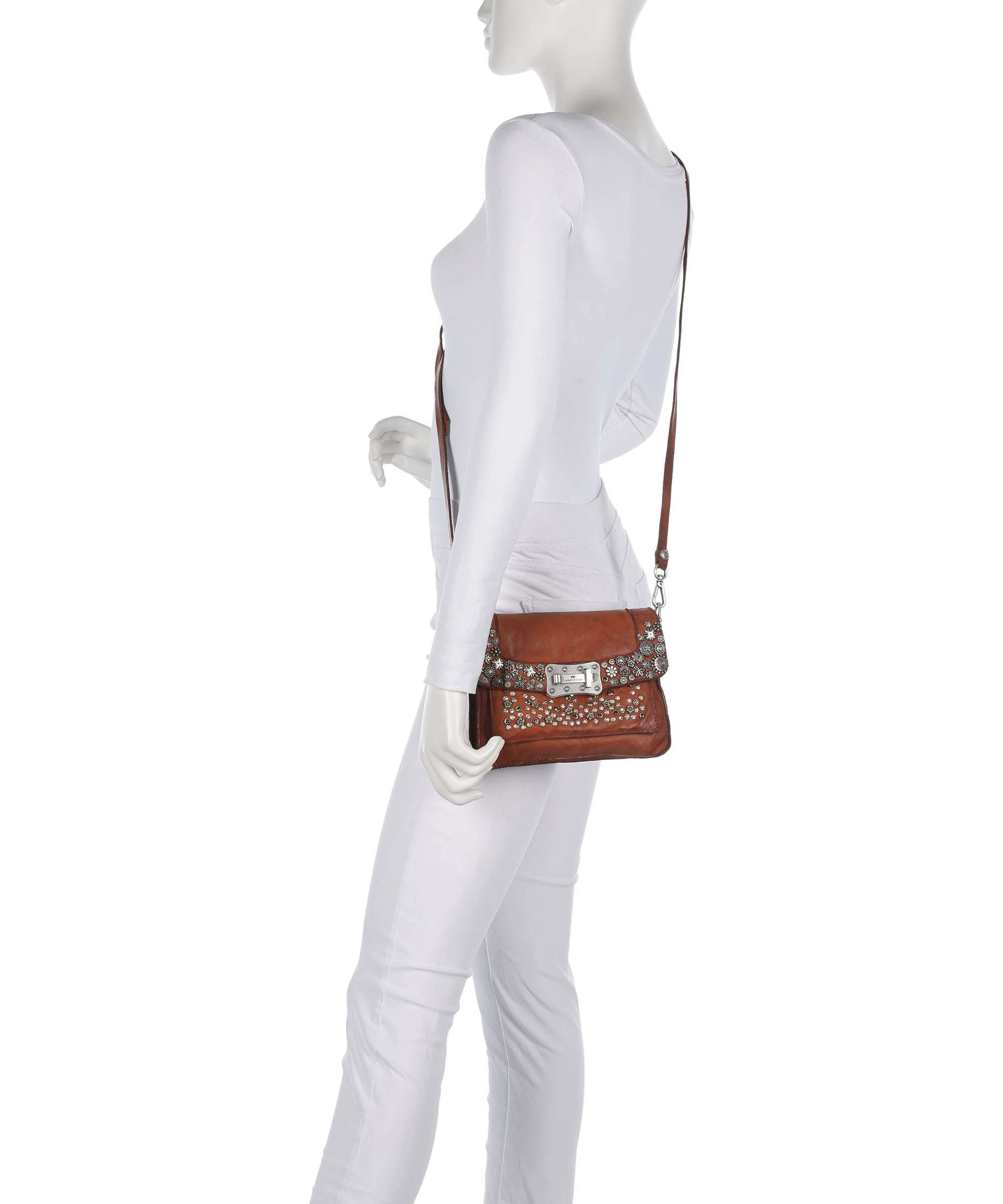Campomaggi Schoudertas cognac - Image 4