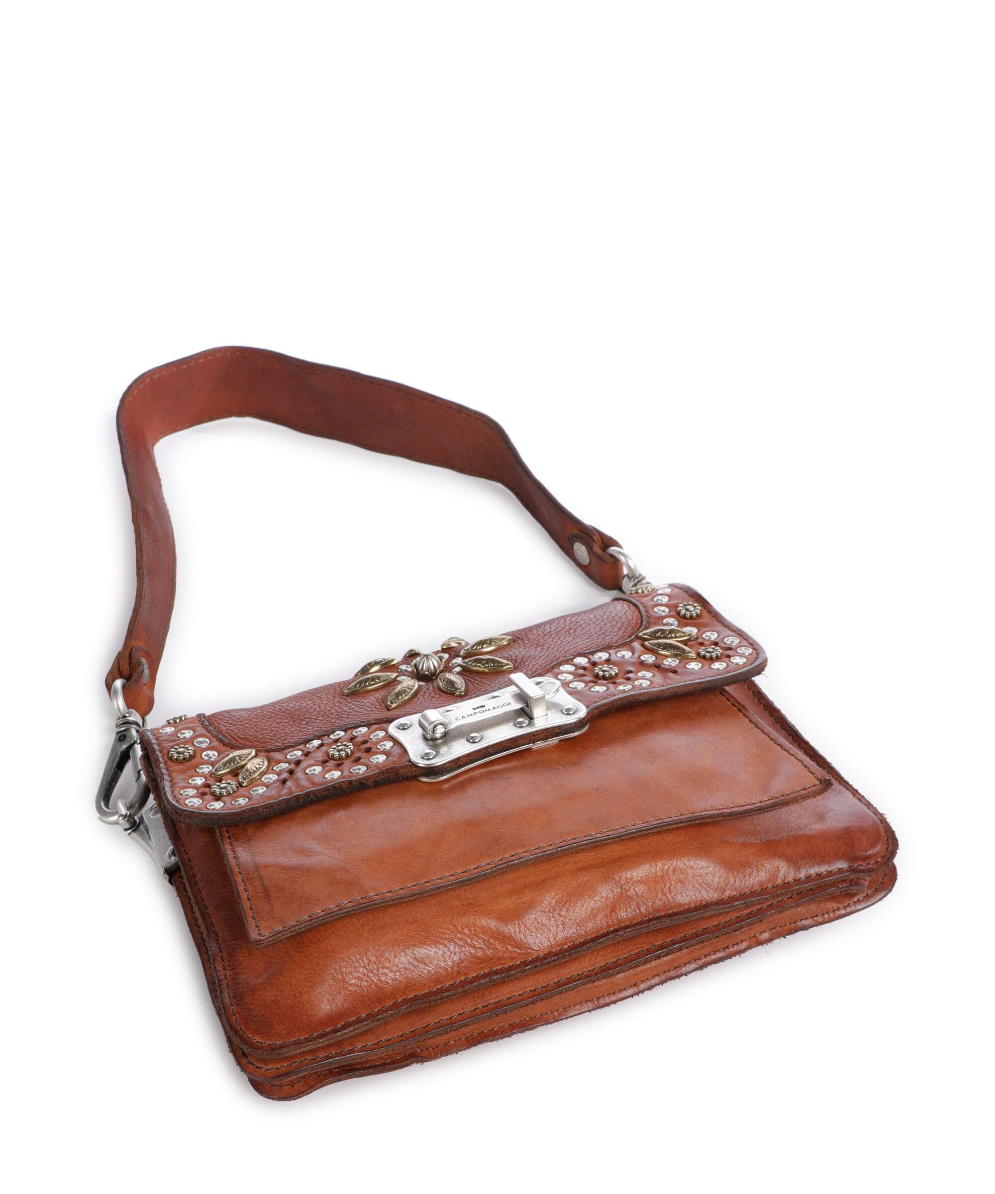 Campomaggi Schoudertas cognac - Image 6