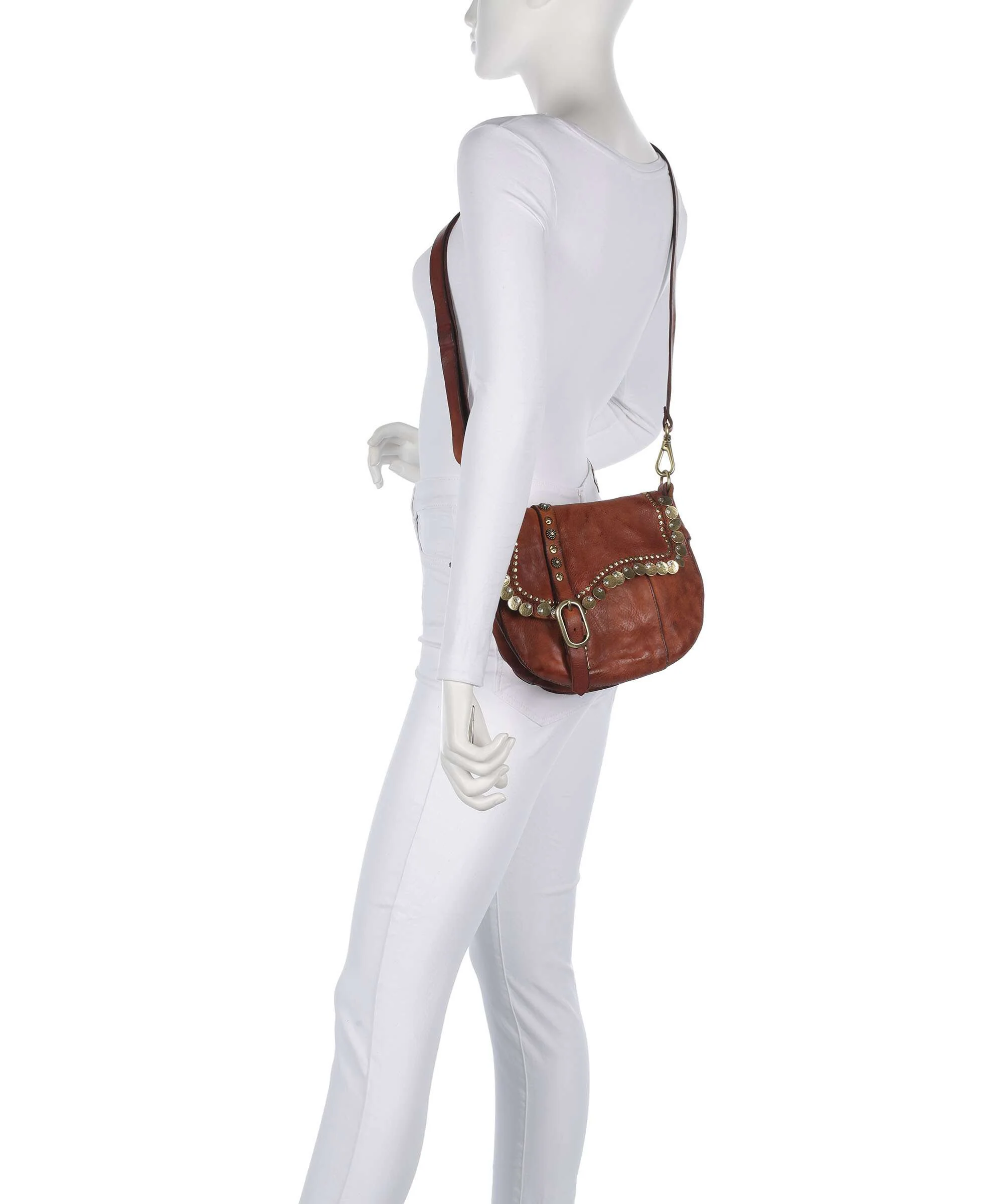 Campomaggi Schoudertas cognac - Image 4