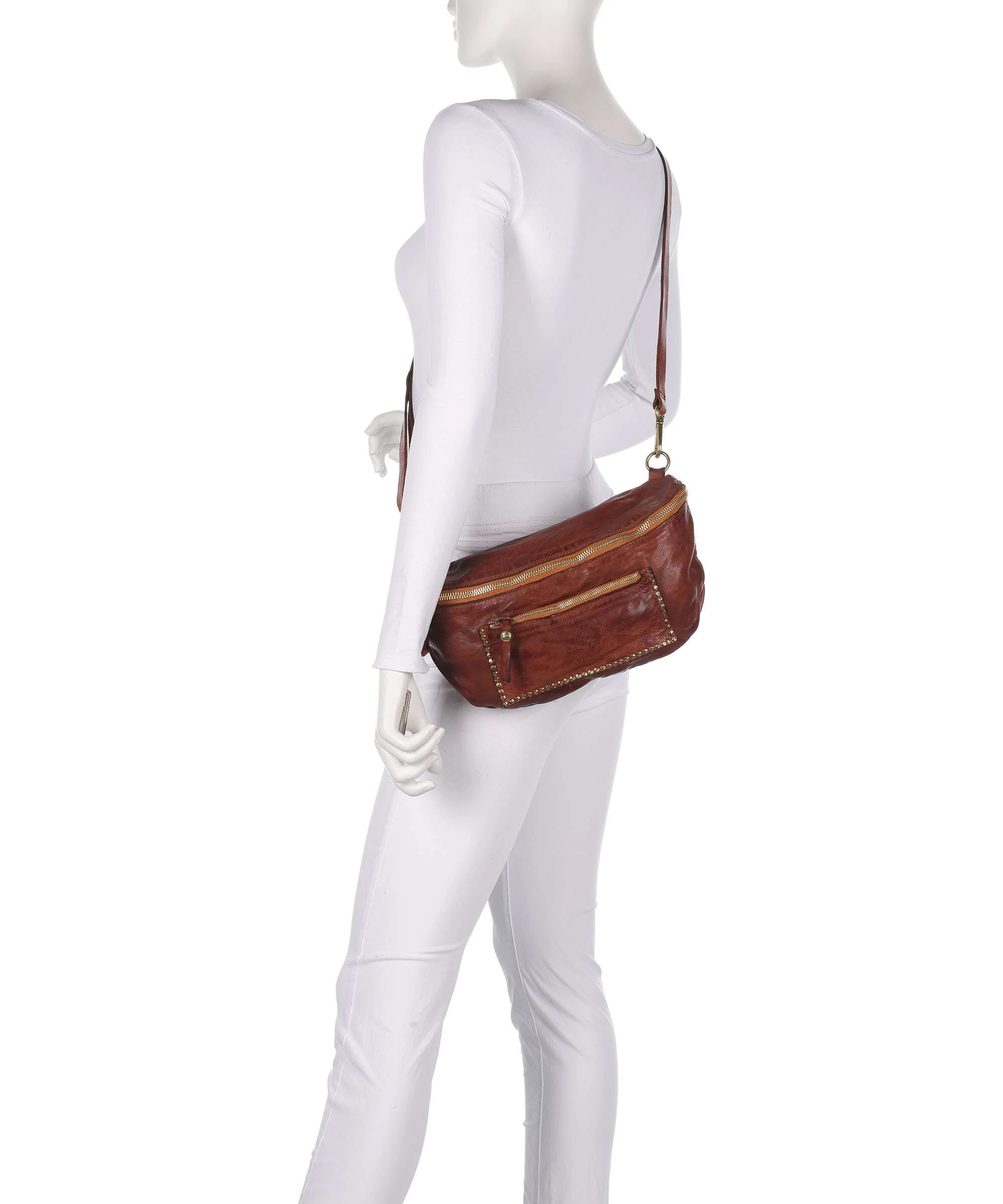 Campomaggi Schoudertas cognac - Image 3