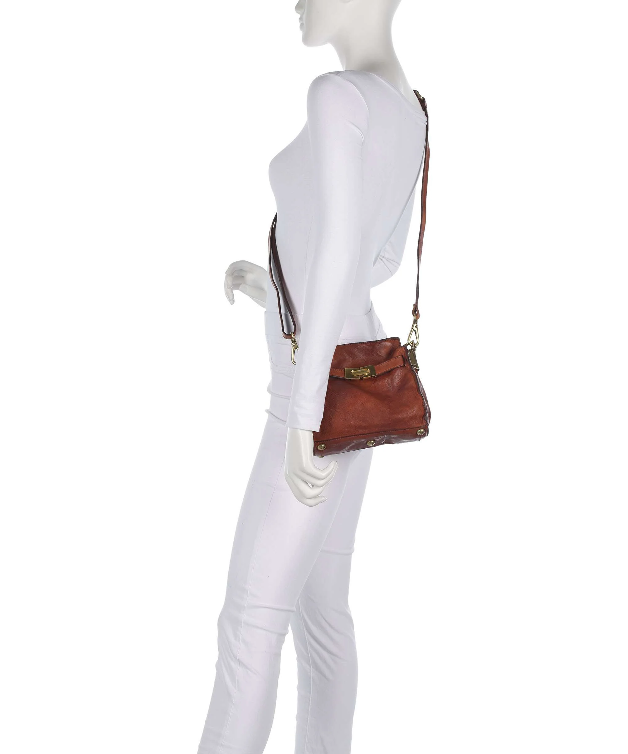 Campomaggi Schoudertas cognac - Image 4