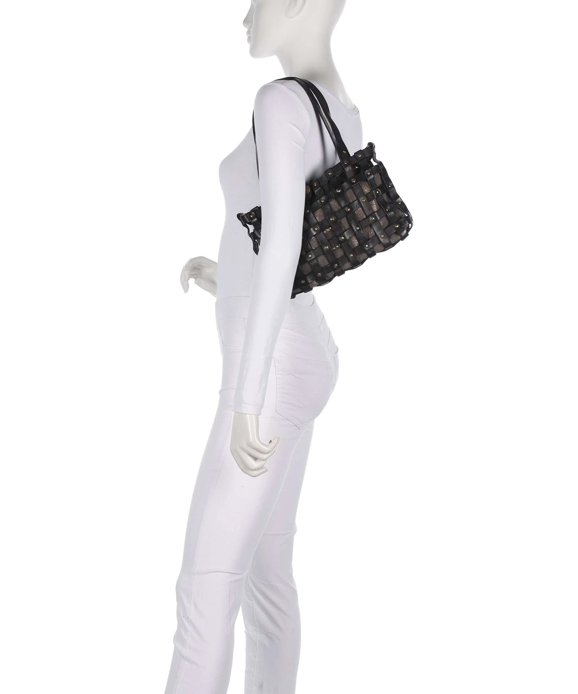 Campomaggi Schoudertas grey/bronze - Image 3
