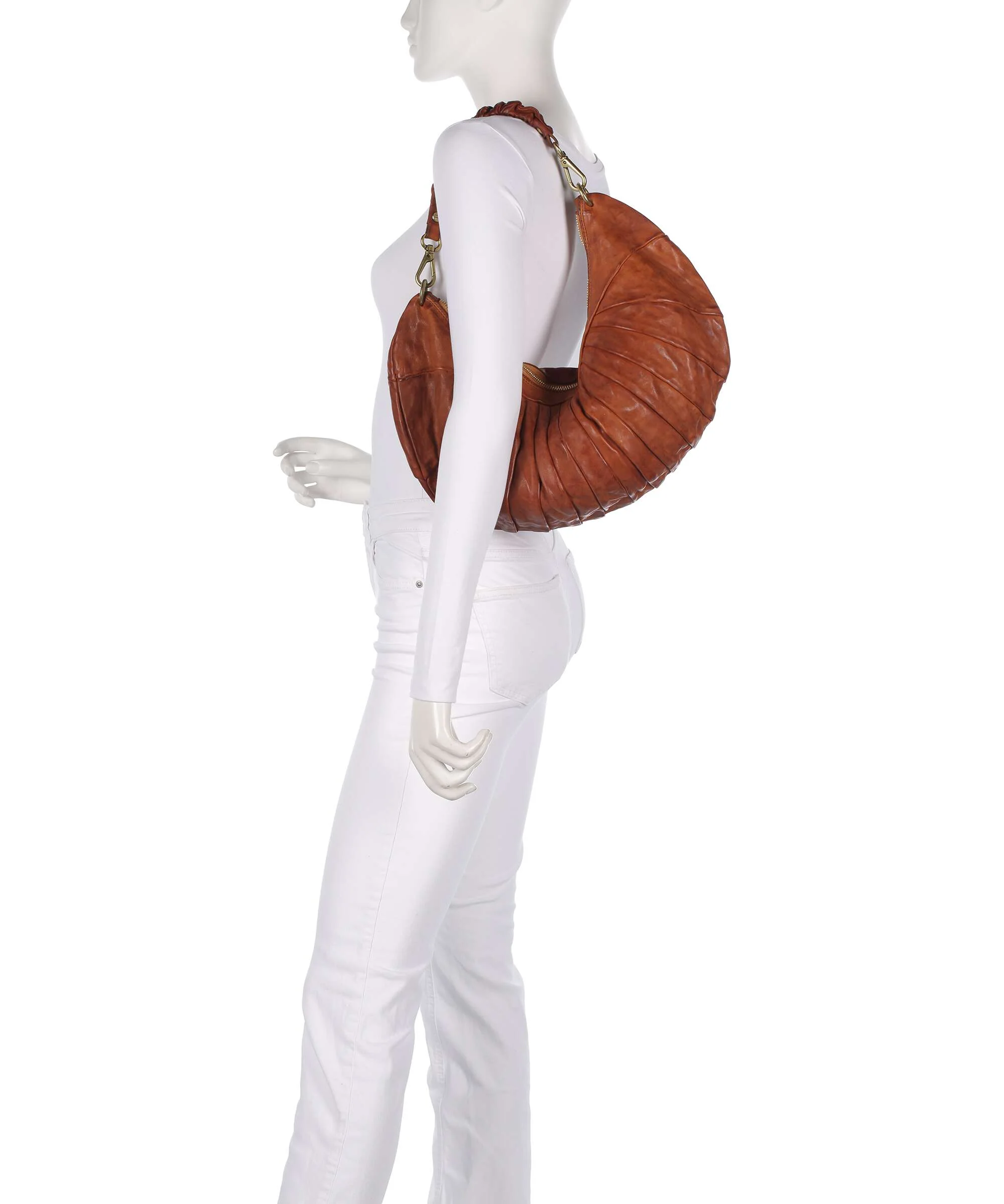 Campomaggi Schoudertas cognac - Image 3