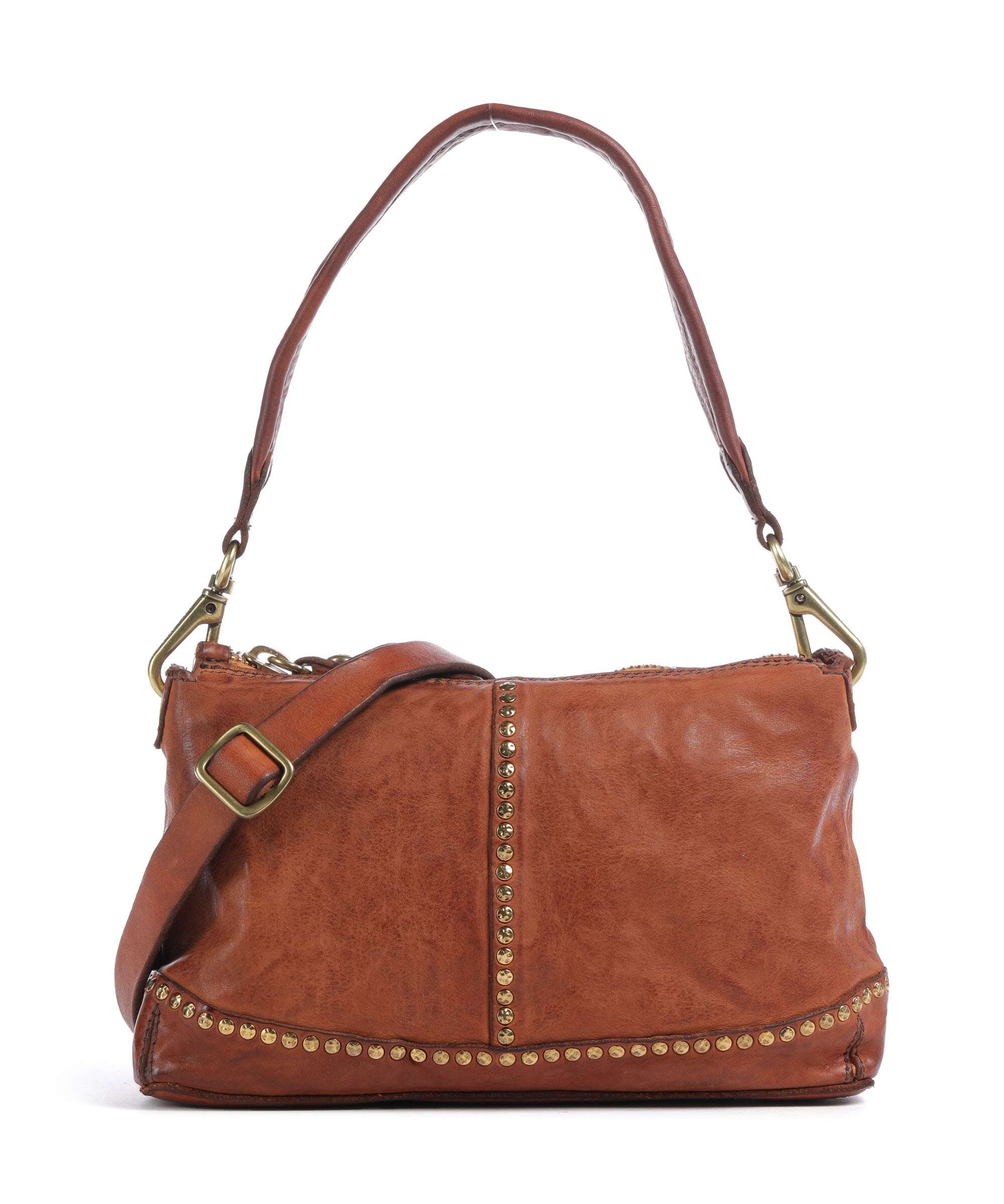 Campomaggi Schoudertas cognac